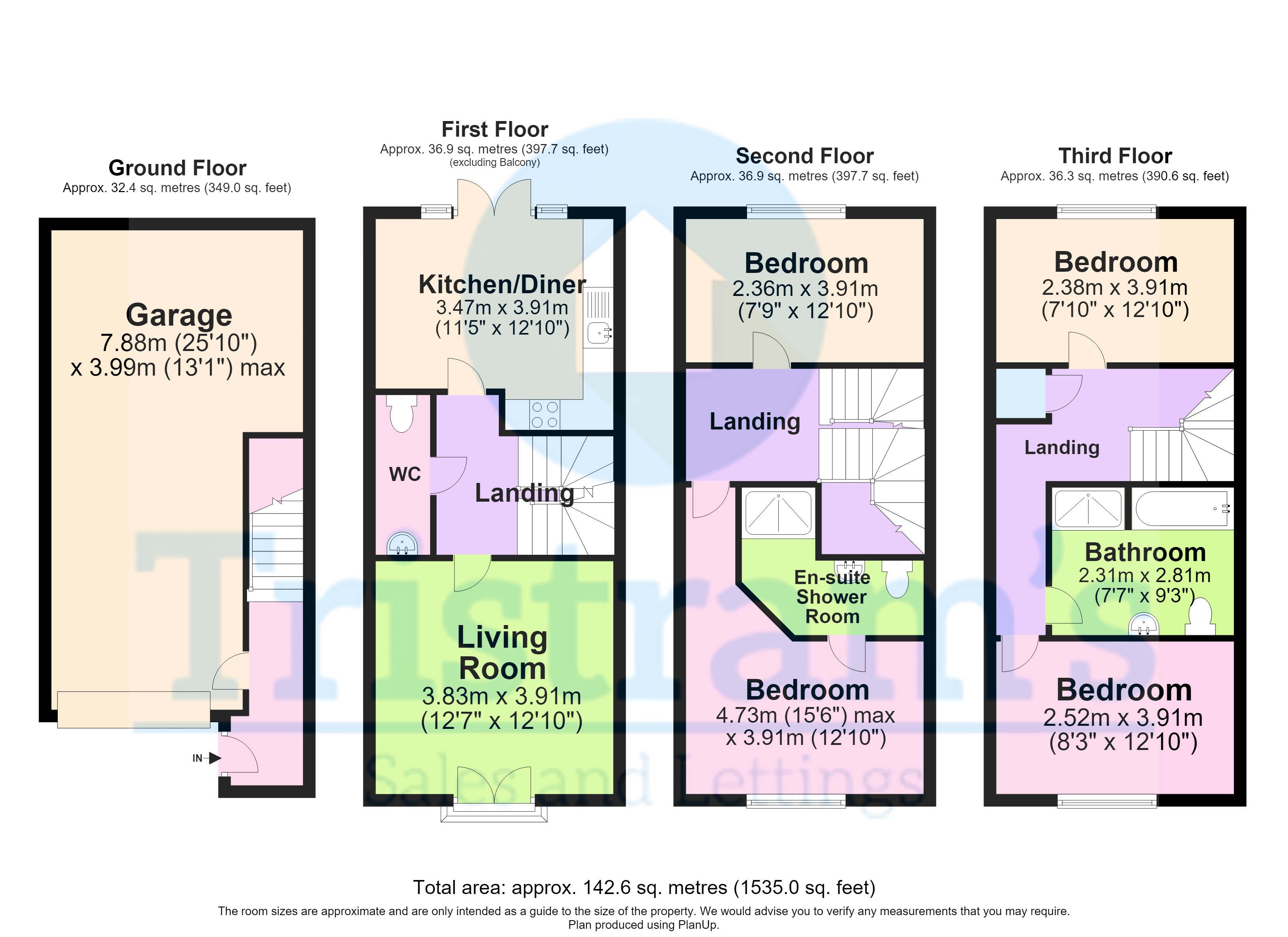 8, Brewhouse Mews, Kimberley, Nottingham floorplan