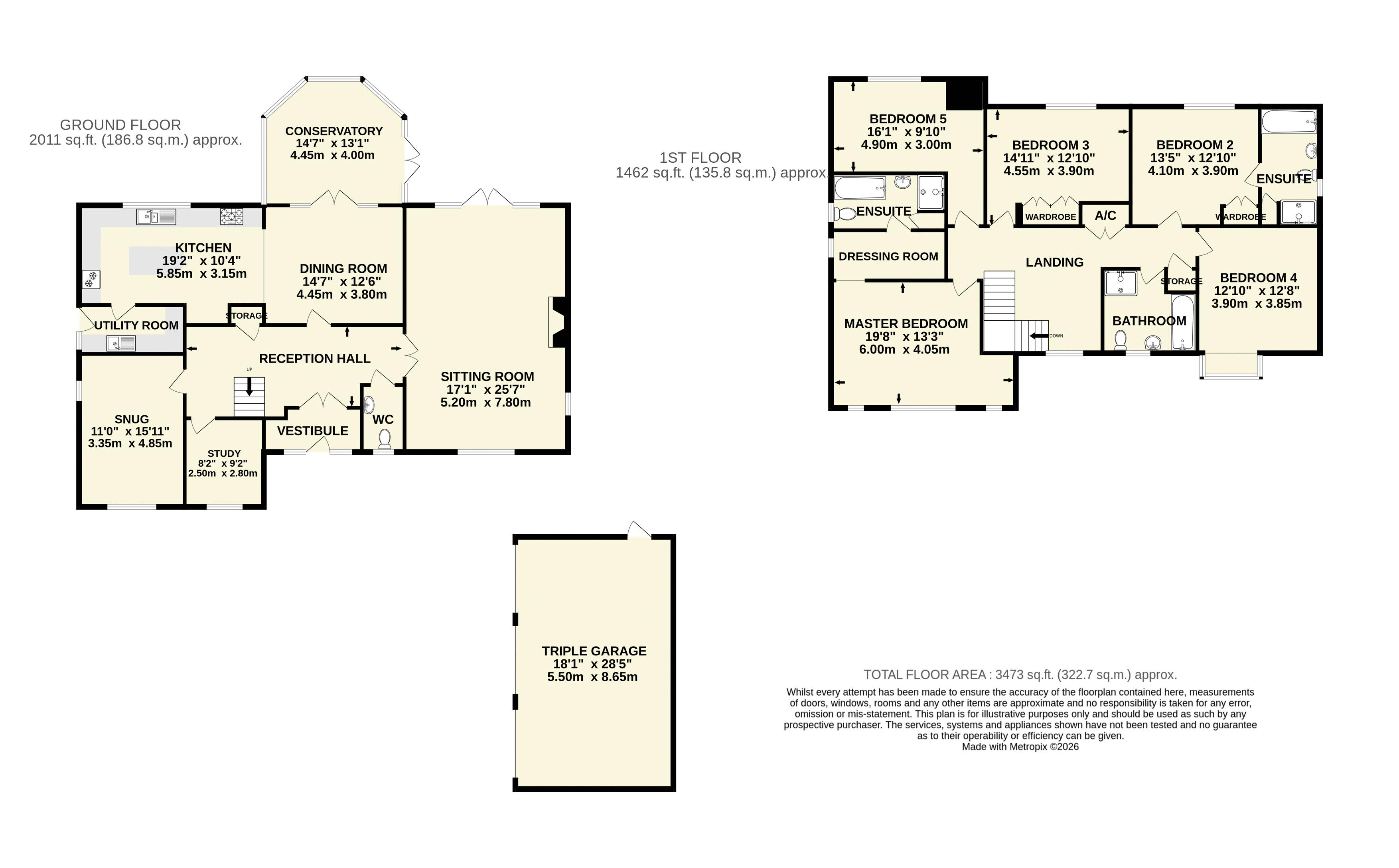 2, Abbey View, Sidmouth floorplan