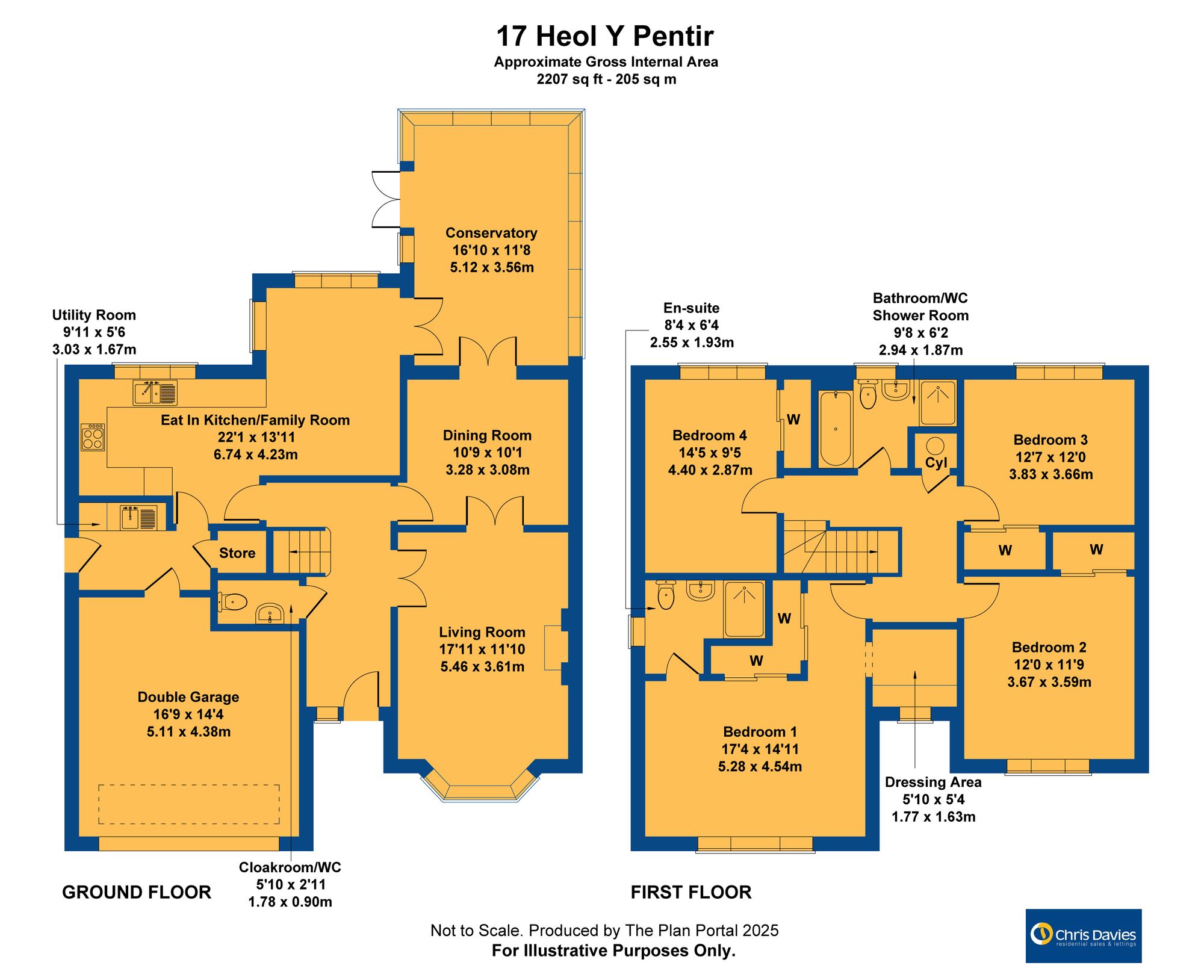 17 Heol Y Pentir, Barry floorplan