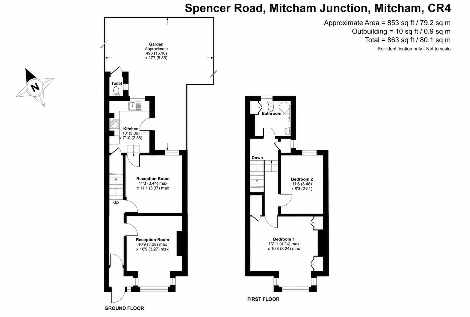 7, Spencer Road, Mitcham floorplan