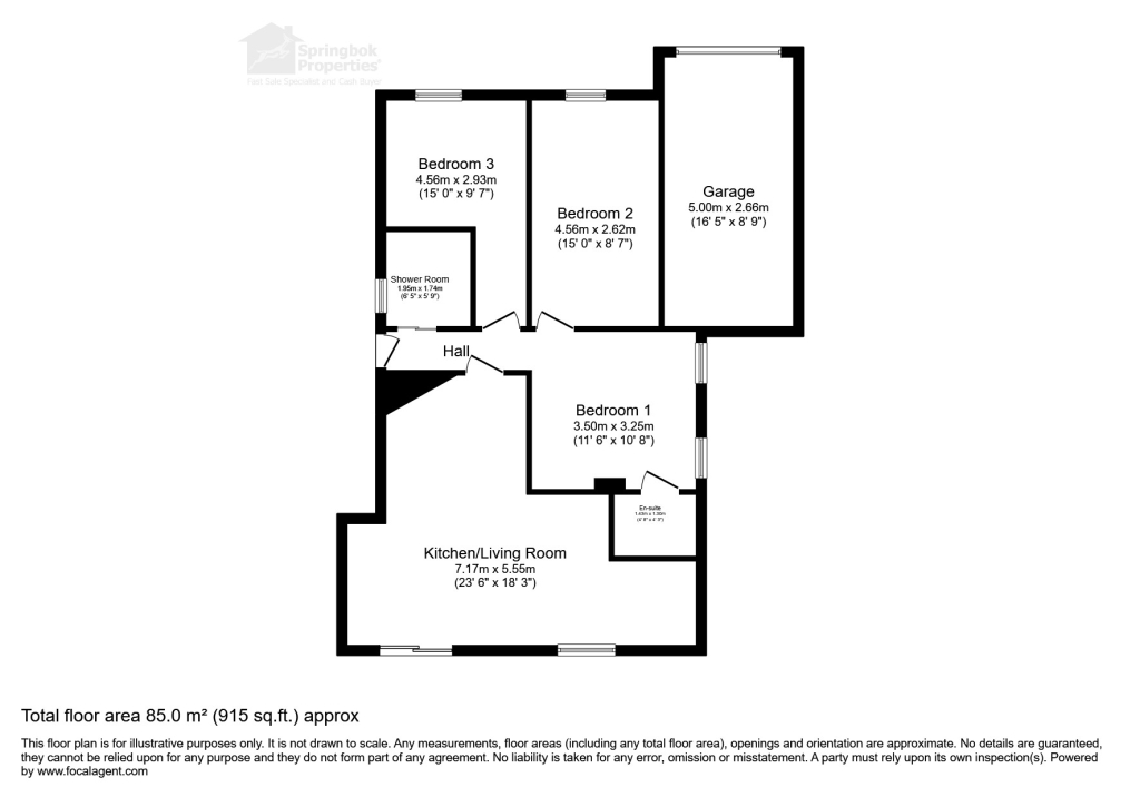 Tudux, 22, Drake Avenue, Sheerness floorplan