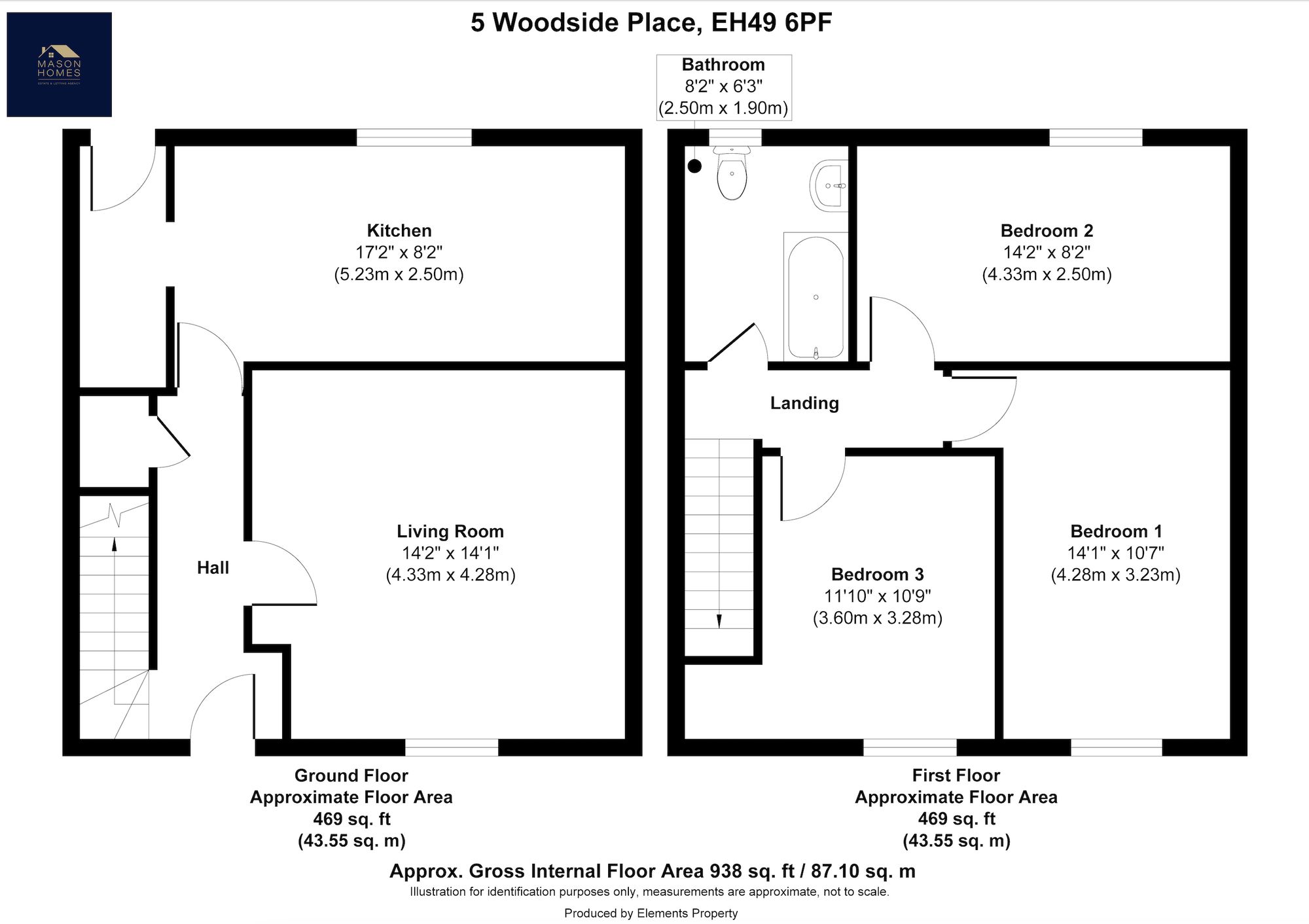 5 Woodside Place, Linlithgow floorplan