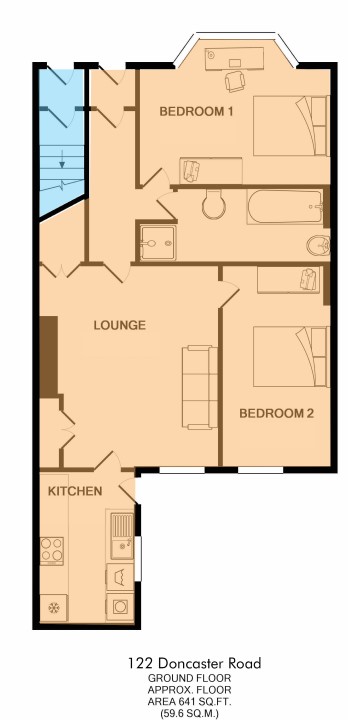 122, Doncaster Road, Newcastle floorplan