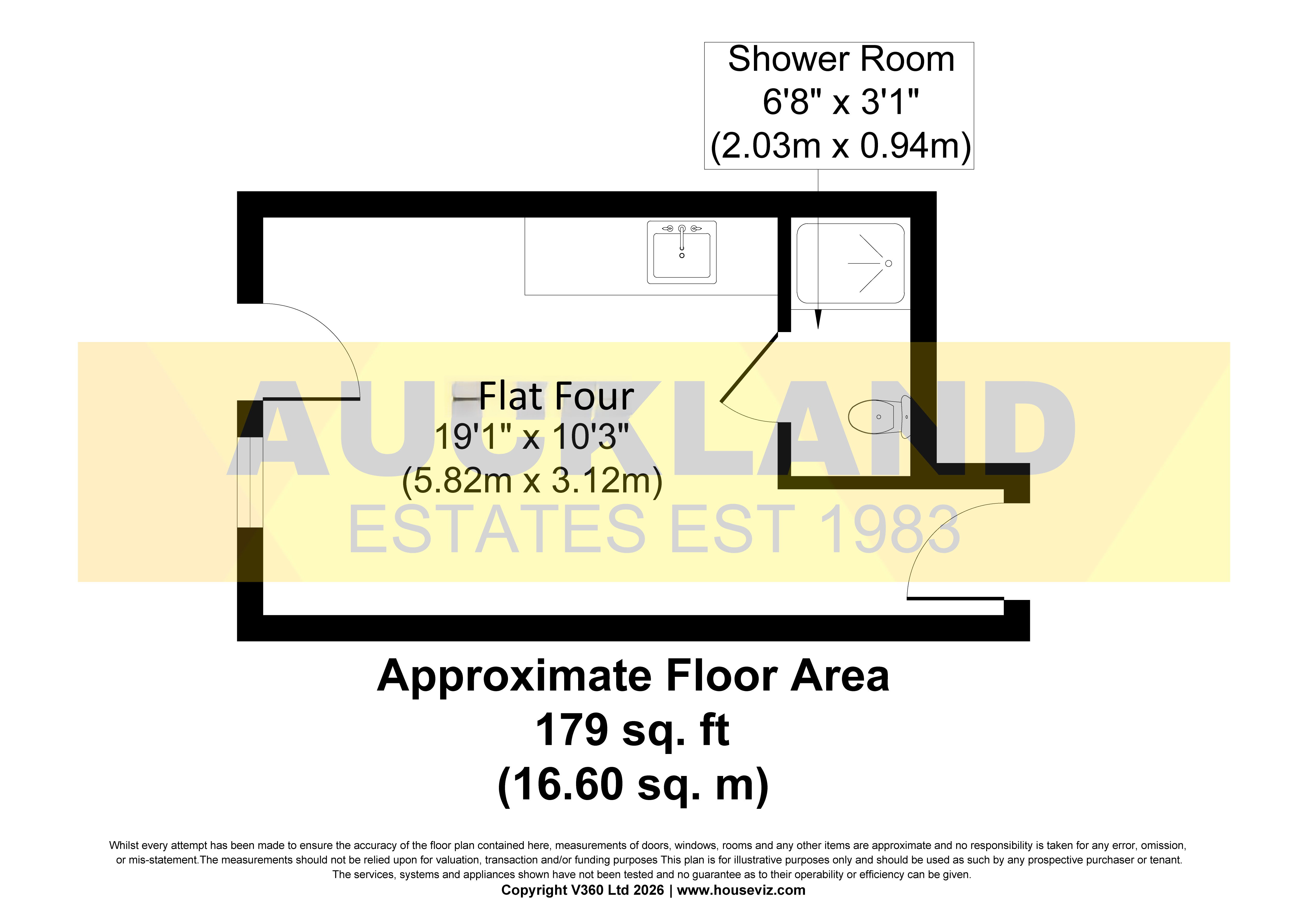Flat 4, 31, Tempest Avenue, Potters Bar floorplan
