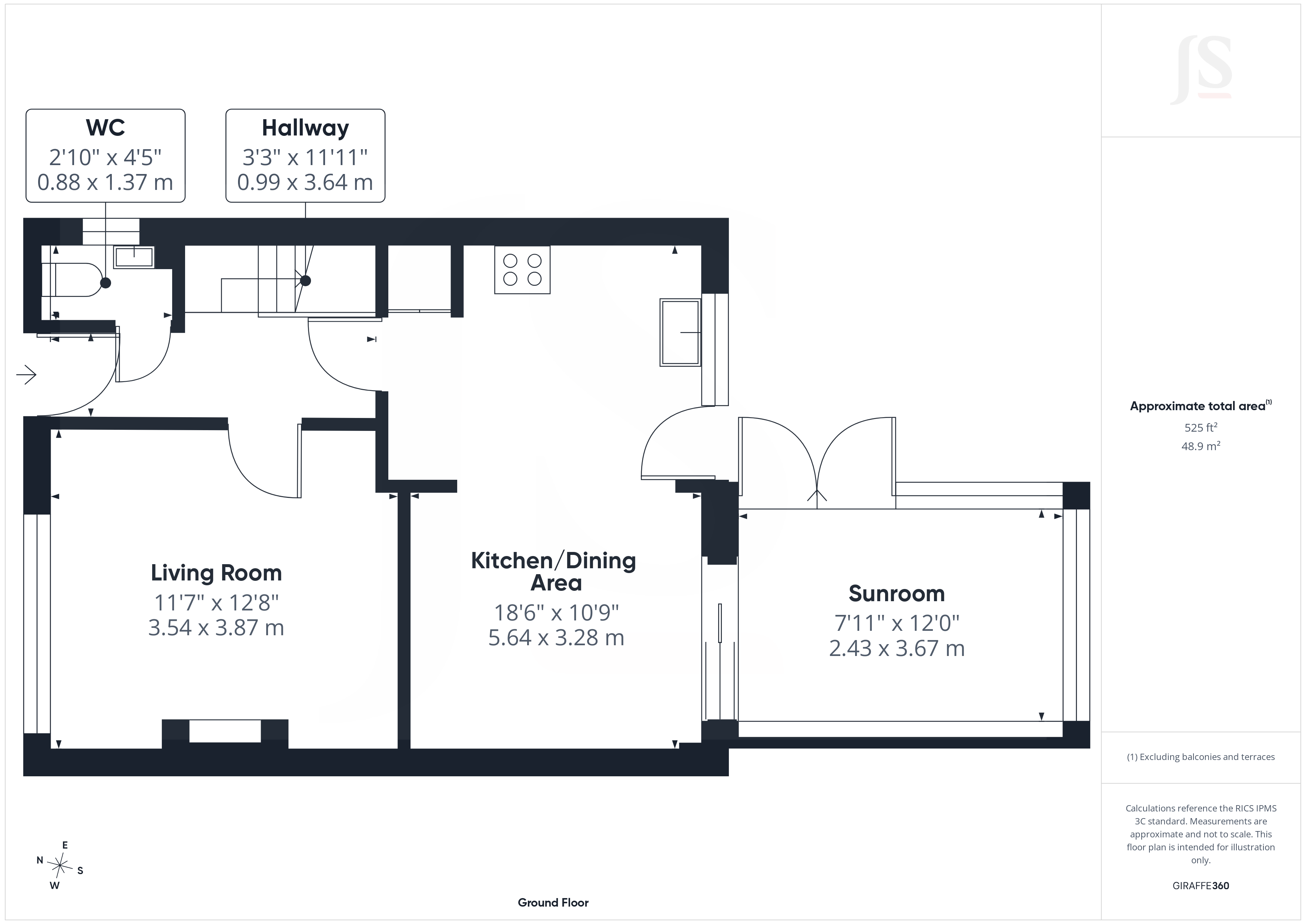 76, Ophir Road, Worthing floorplan