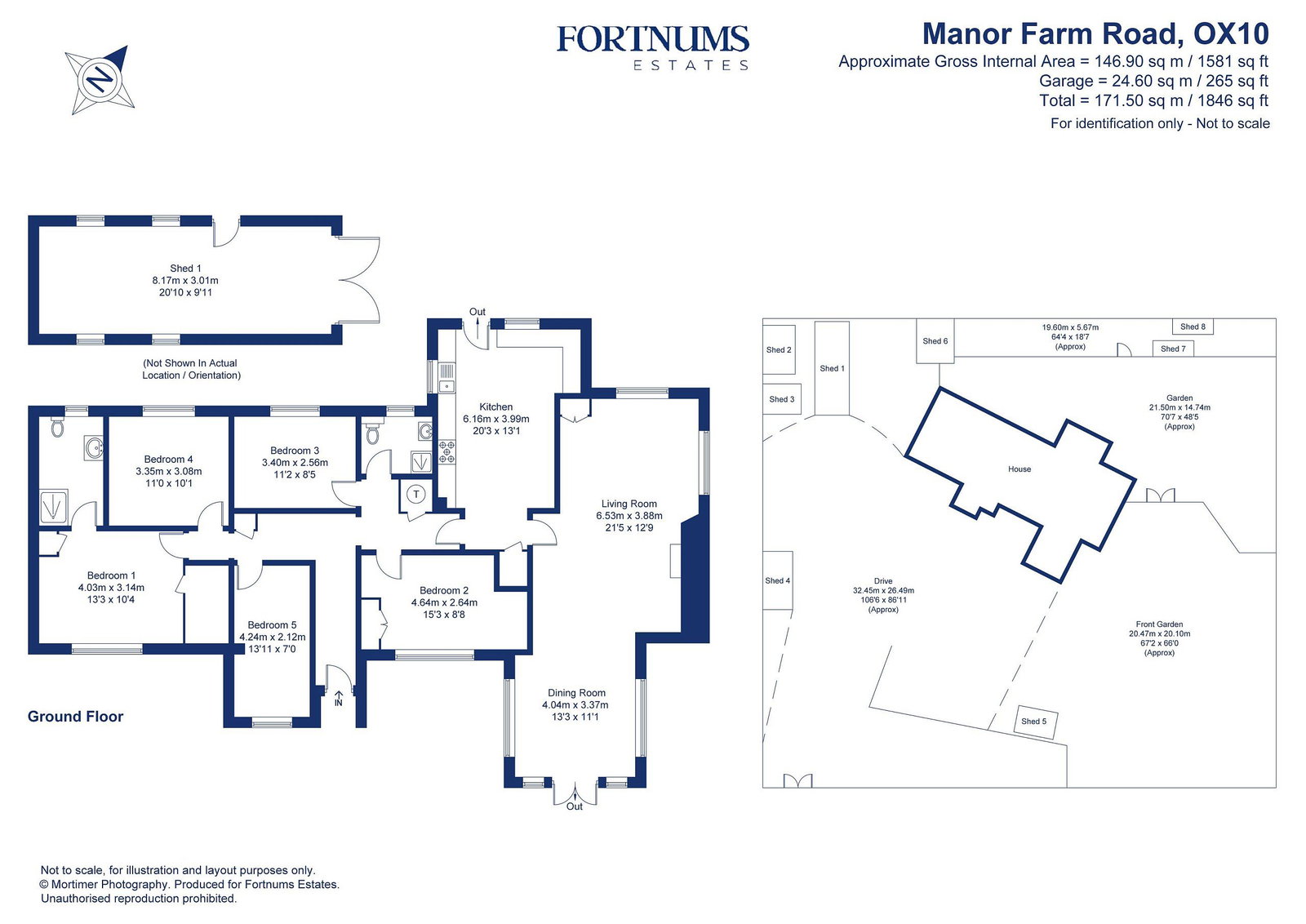 7, Manor Farm Road, Dorchester-on-Thames floorplan