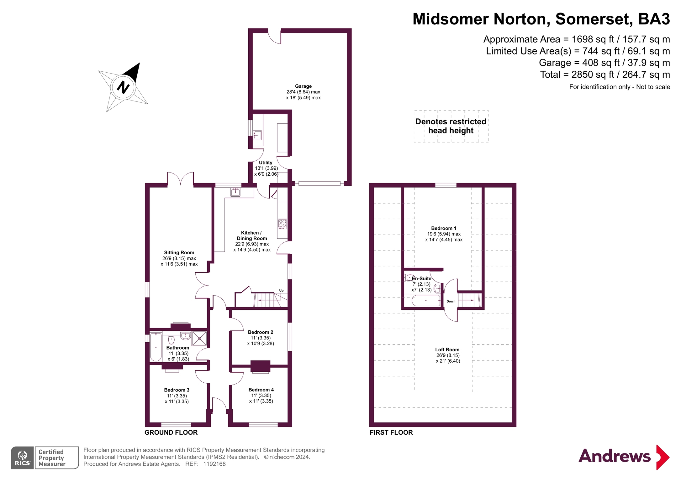4 Fosseway South floorplan