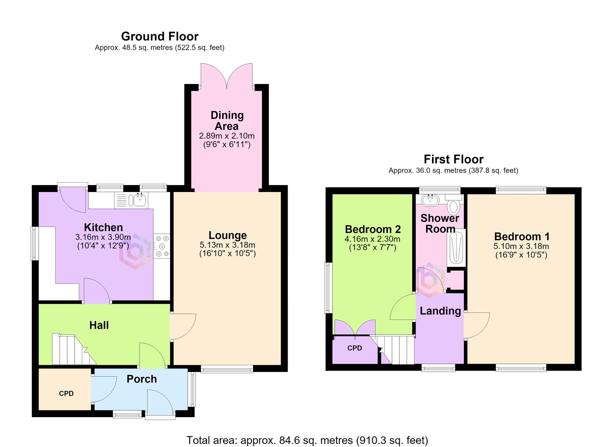 14 Smelter Wood Rise, Sheffield floorplan