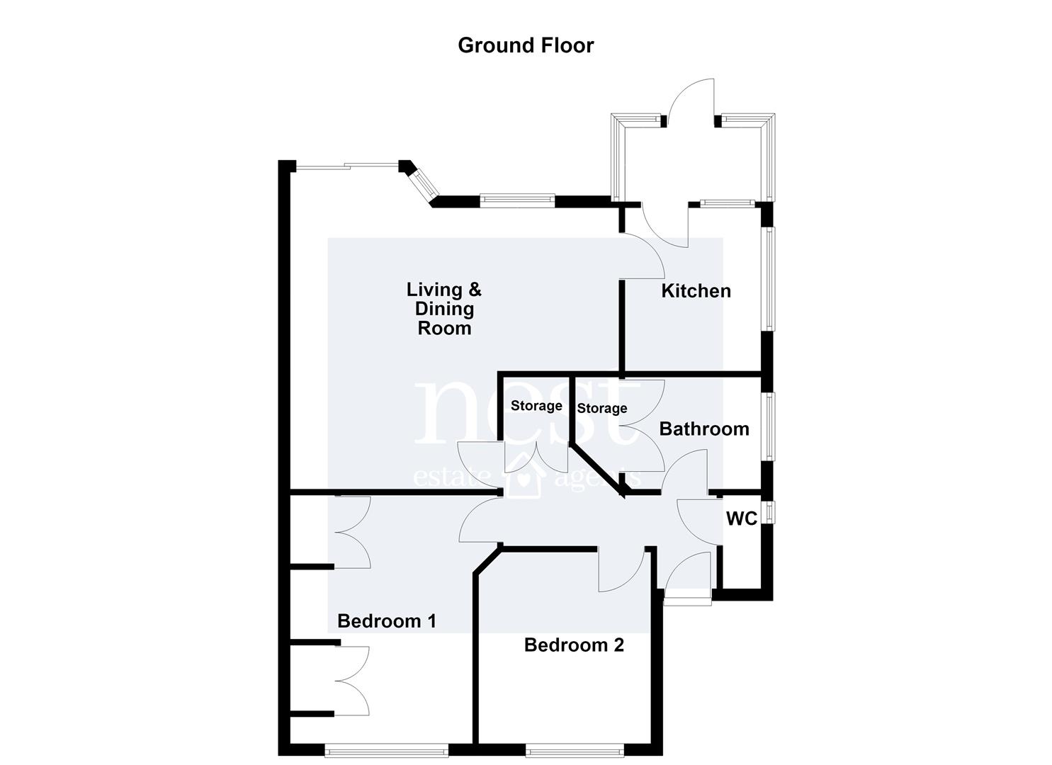 7, Boswell Street, Leicester floorplan