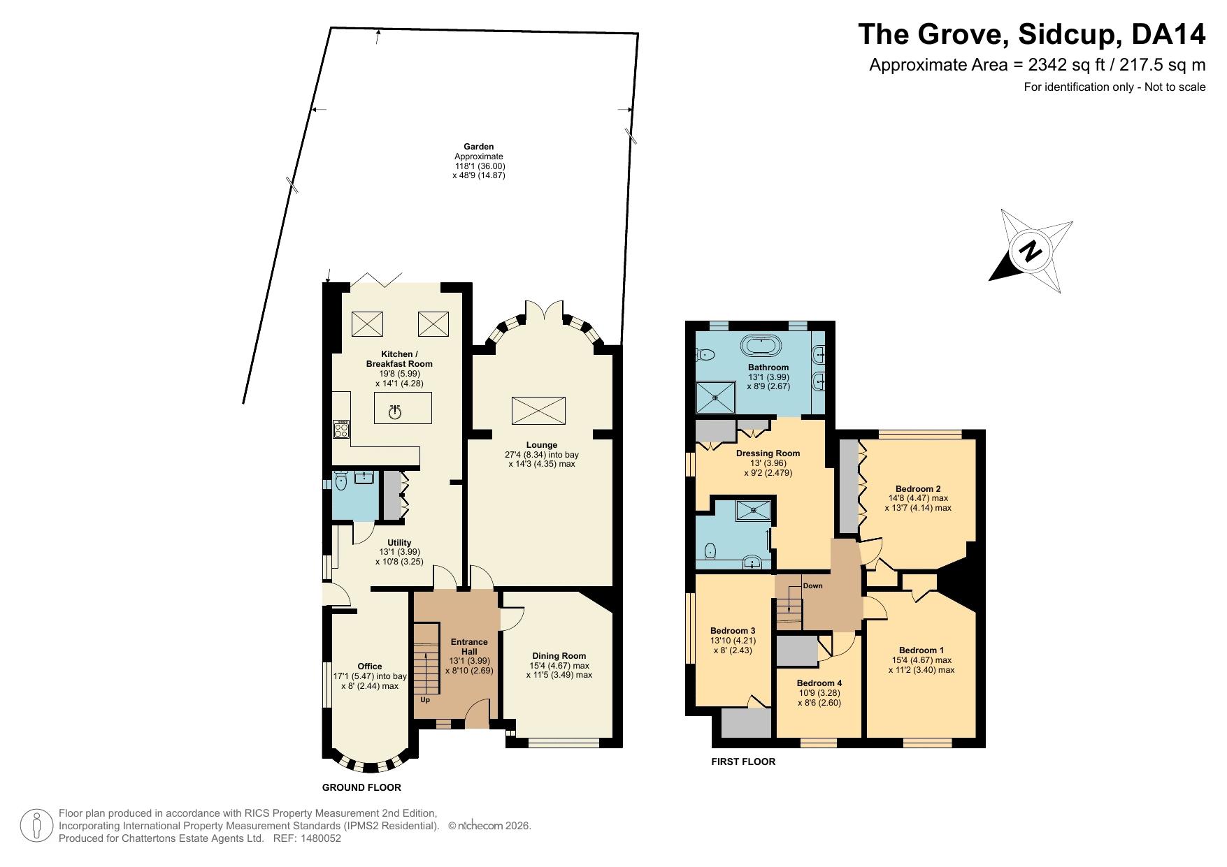 32, The Grove, Sidcup floorplan