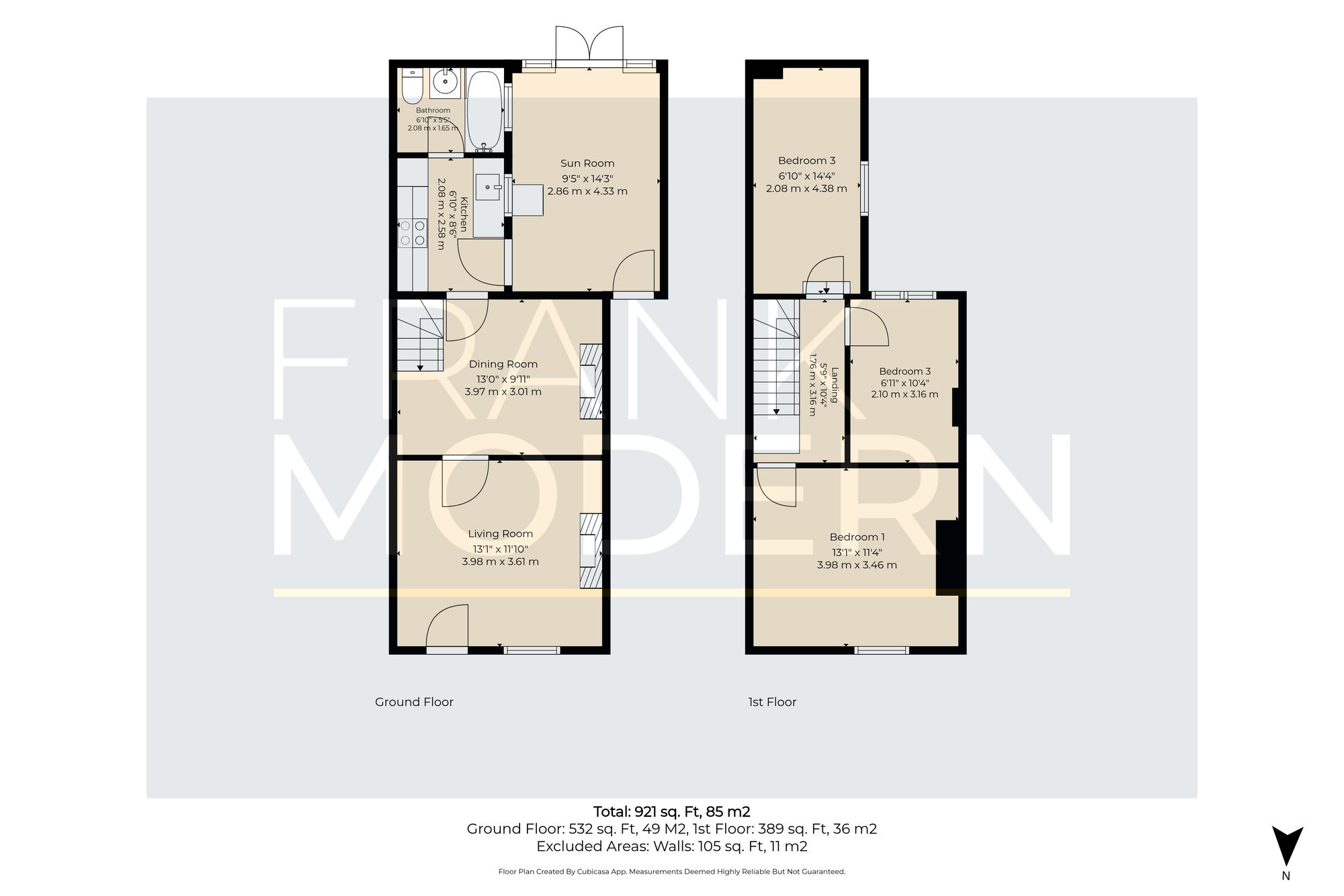 3 Park Street, Peterborough floorplan