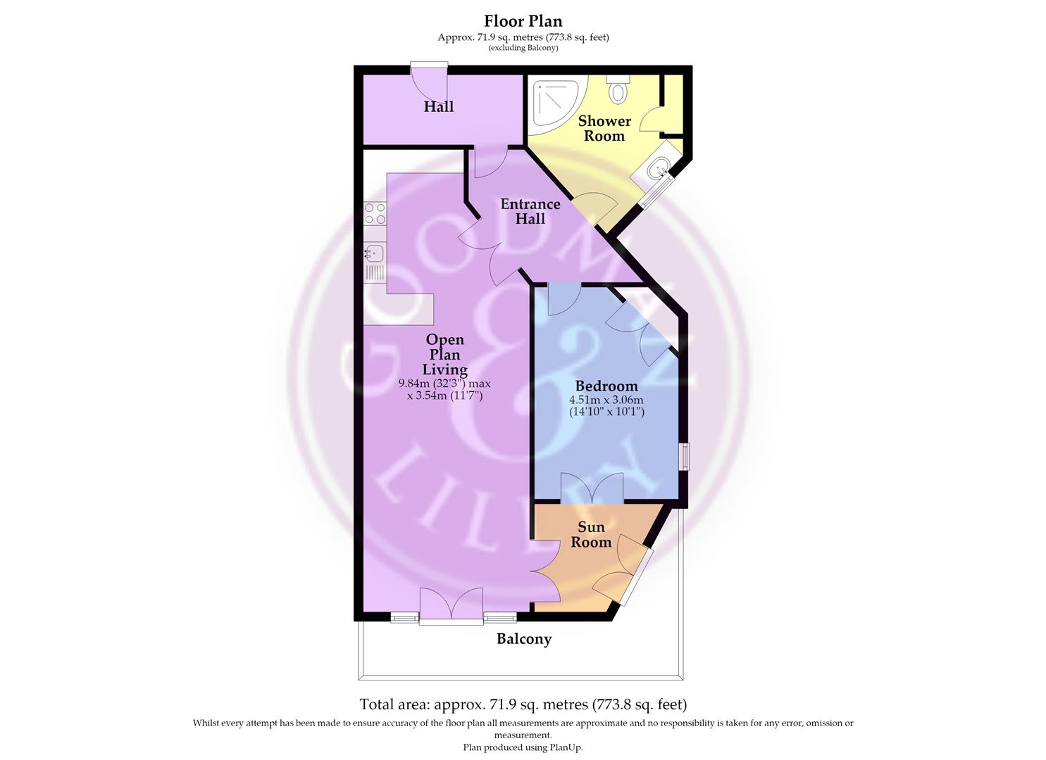 Flat 4 Leading Edge, 80, Hotwell Road, Hotwells floorplan