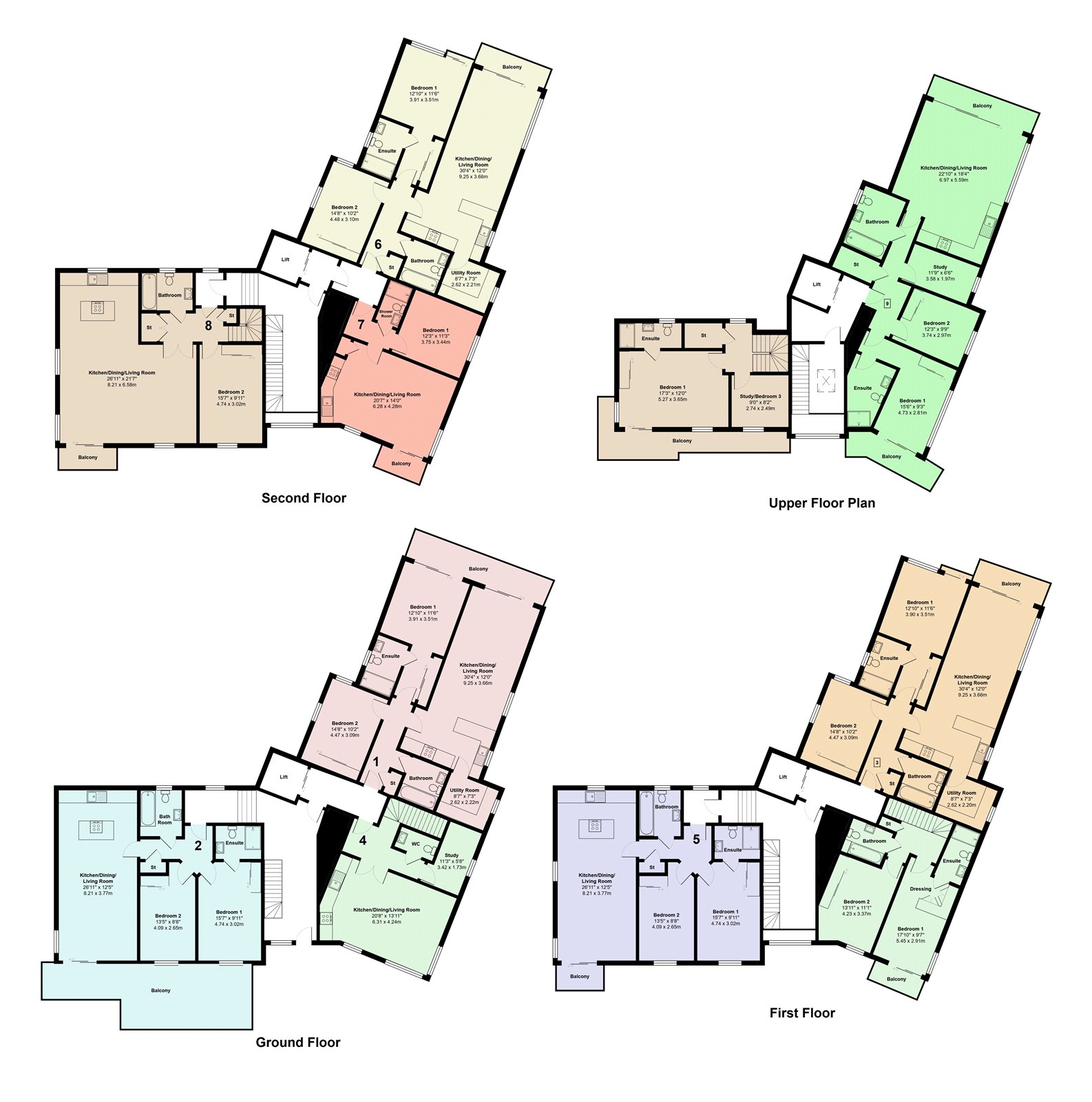 Plot 9, 5, Highmoor Road, Dorset floorplan