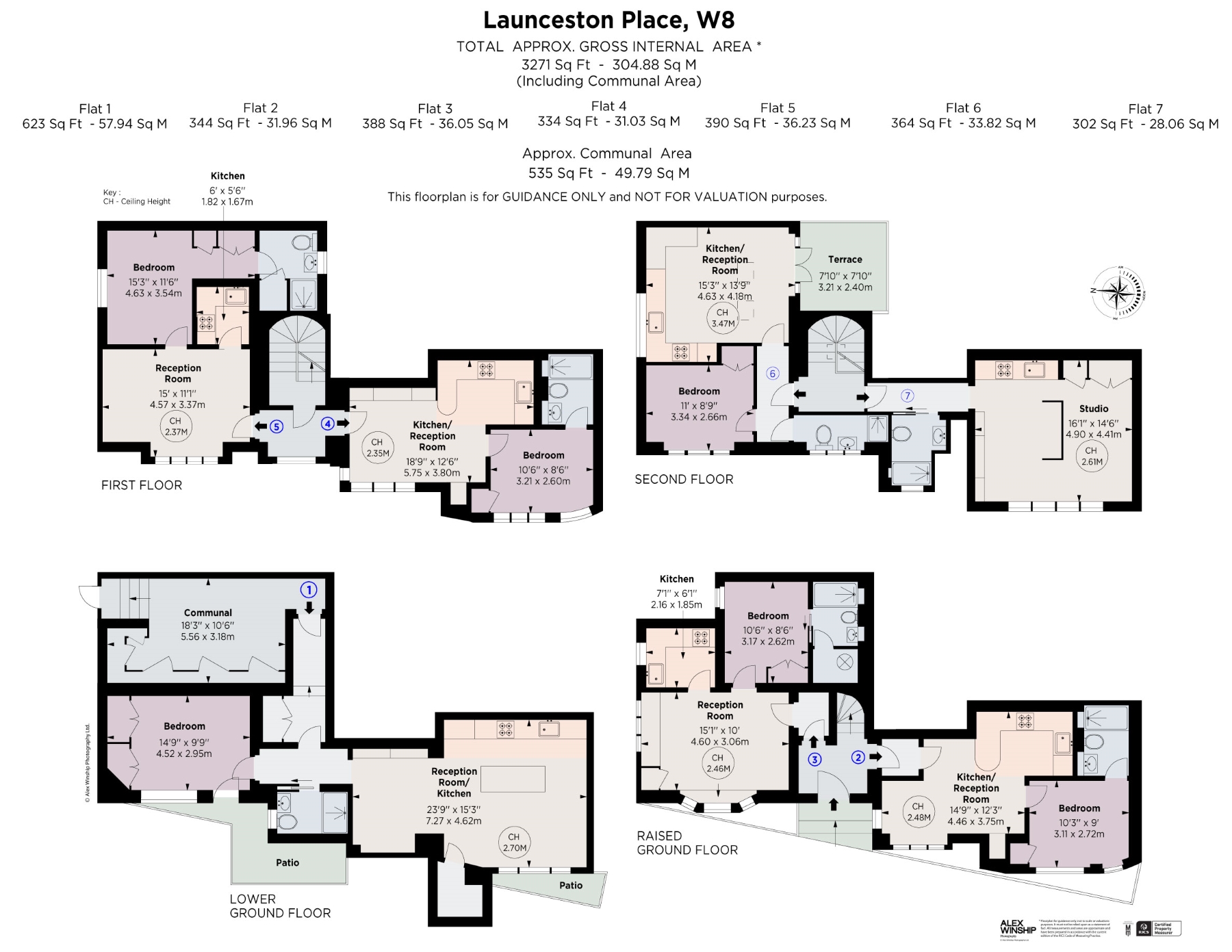 Launceston Place, London W8, 7 bedroom flat for sale 66335073
