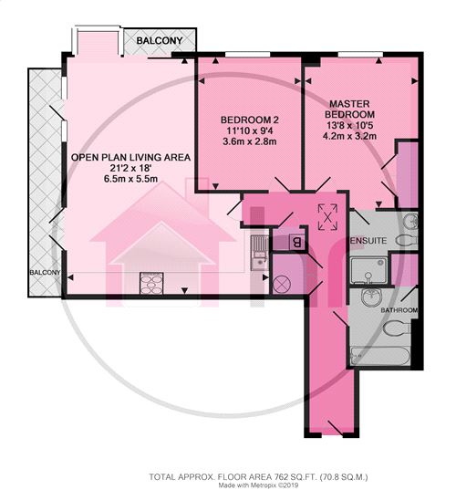 2 Bedrooms Flat for sale in Red Admiral Court, Little Paxton, St Neots, Cambridgeshire PE19