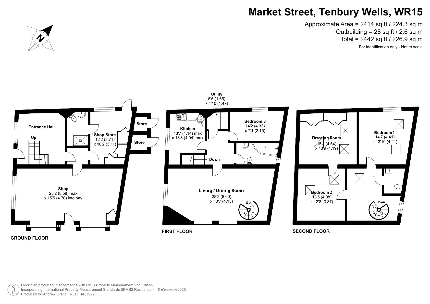 26, Market Street, Tenbury Wells floorplan