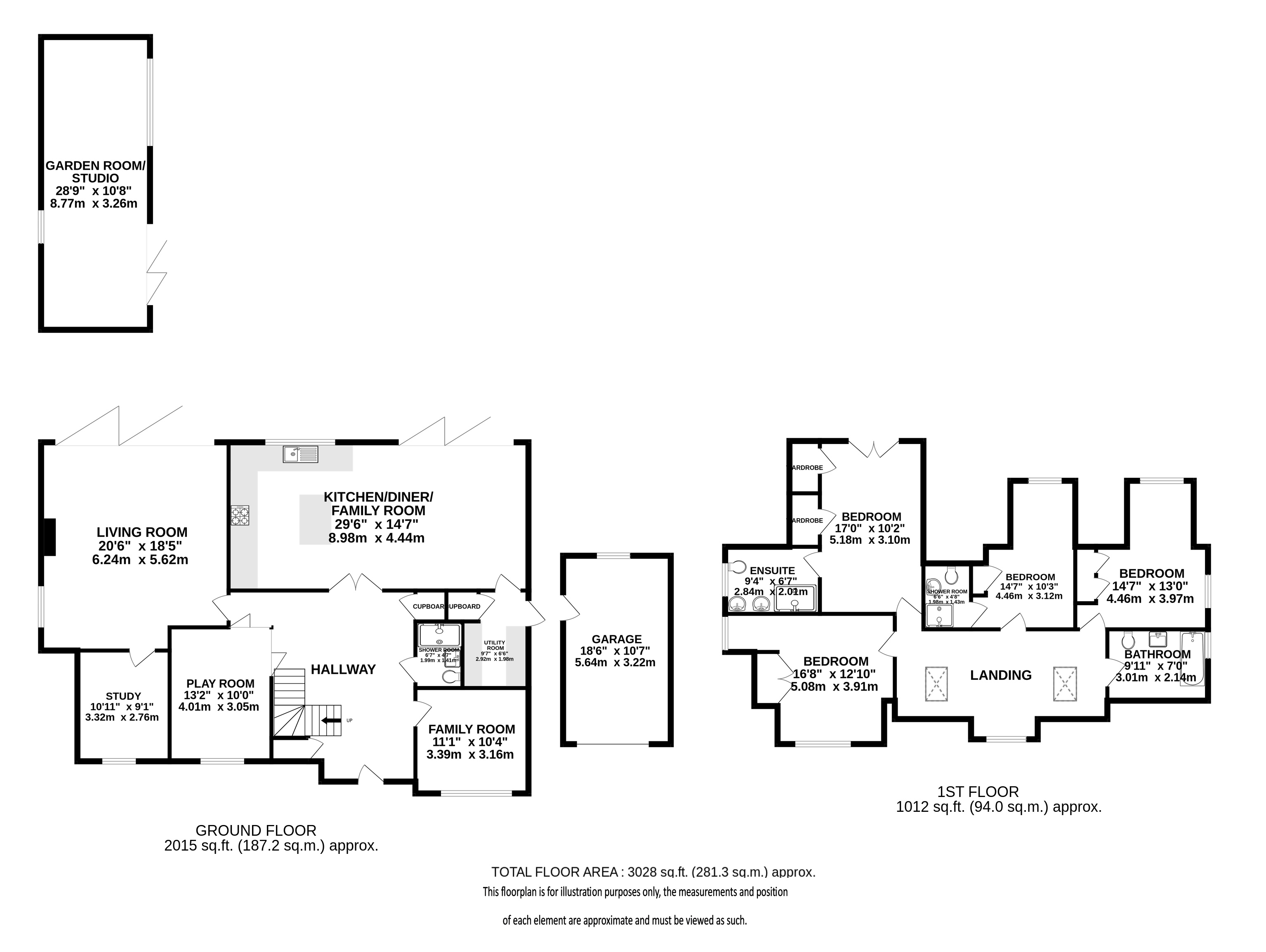 10, Meadway, Harpenden floorplan