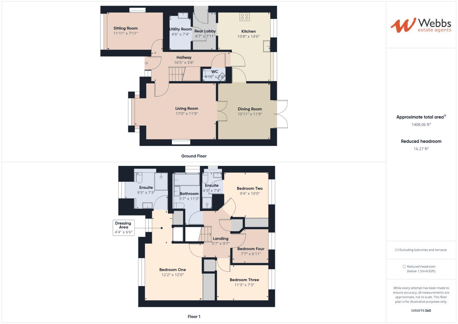 8, Kings Croft, Cannock floorplan