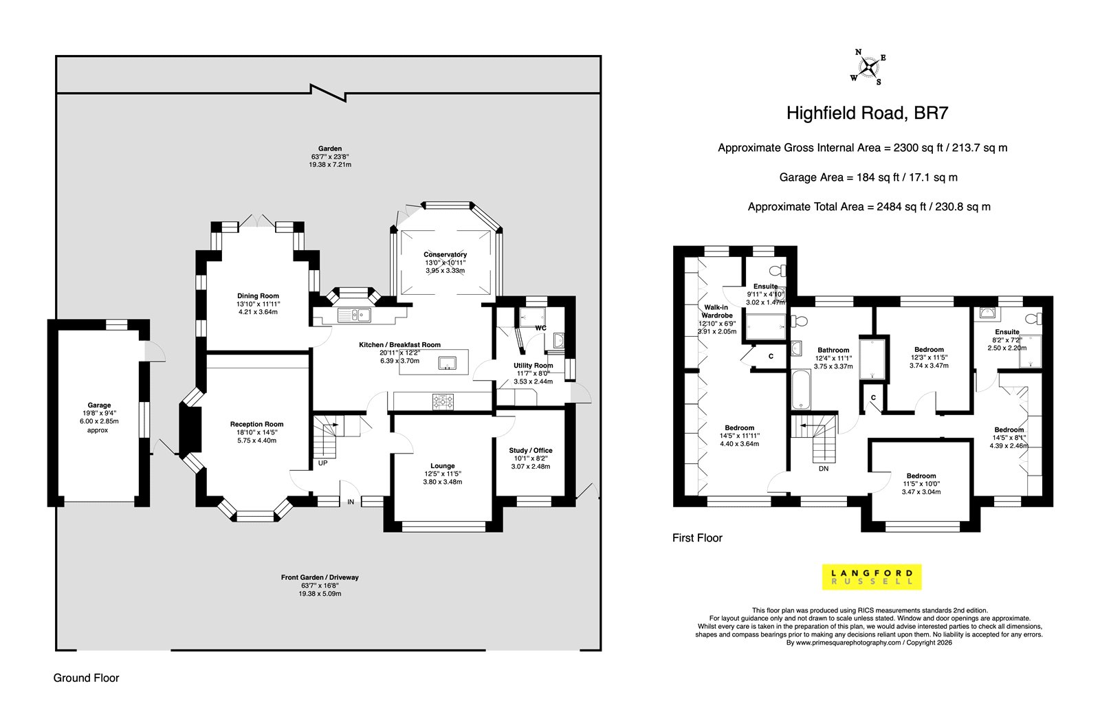 47, Highfield Road, Chislehurst floorplan