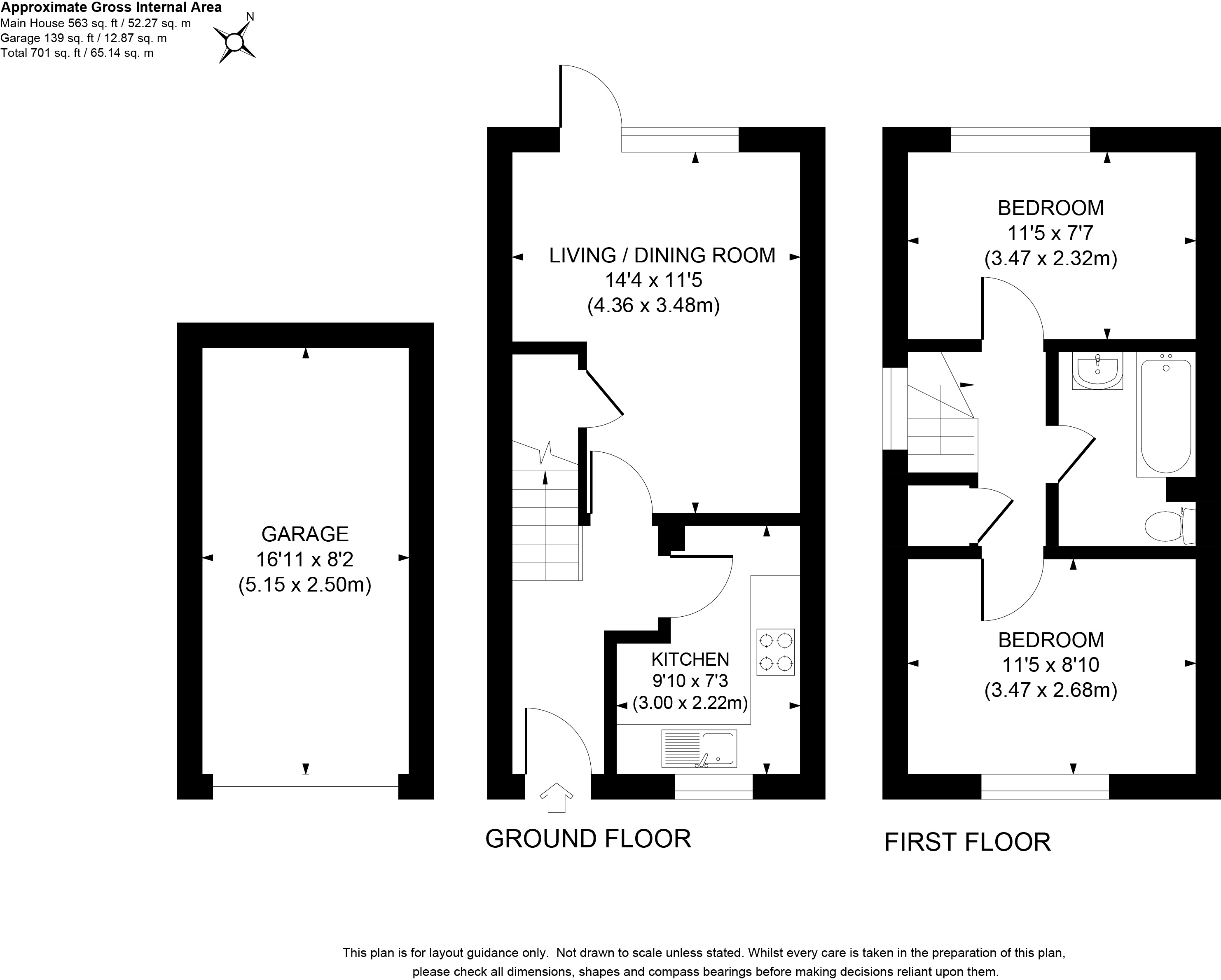 34, Elder Close, Surrey floorplan