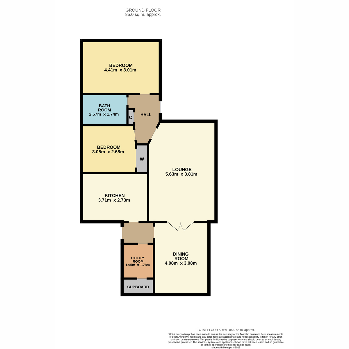23, Deanbank Street, Dundee floorplan