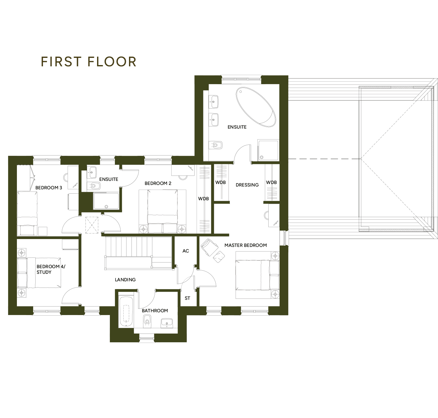 Plot 3 The Honeysuckle,, The Paddock, Rockbeare floorplan