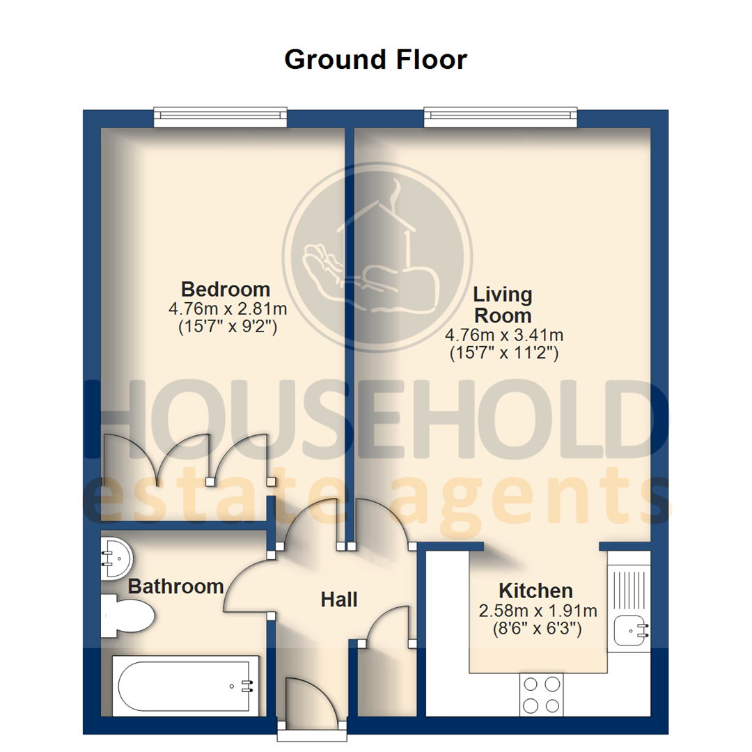 1 Bedrooms Flat for sale in Larkspur Gardens, Luton LU4
