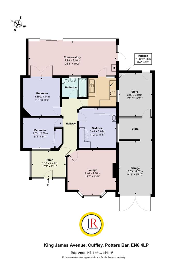 50, King James Avenue, Potters Bar floorplan
