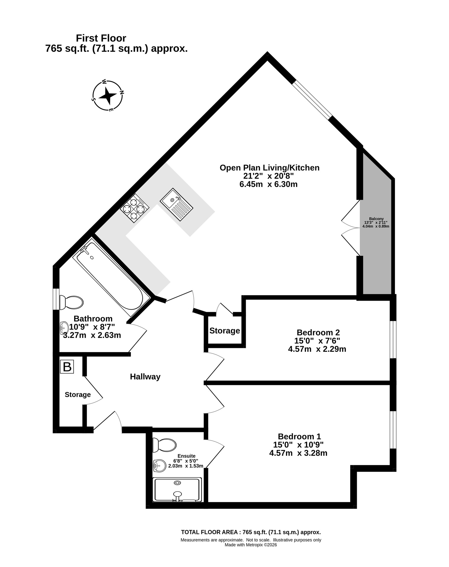 Flat 4, Banwell floorplan