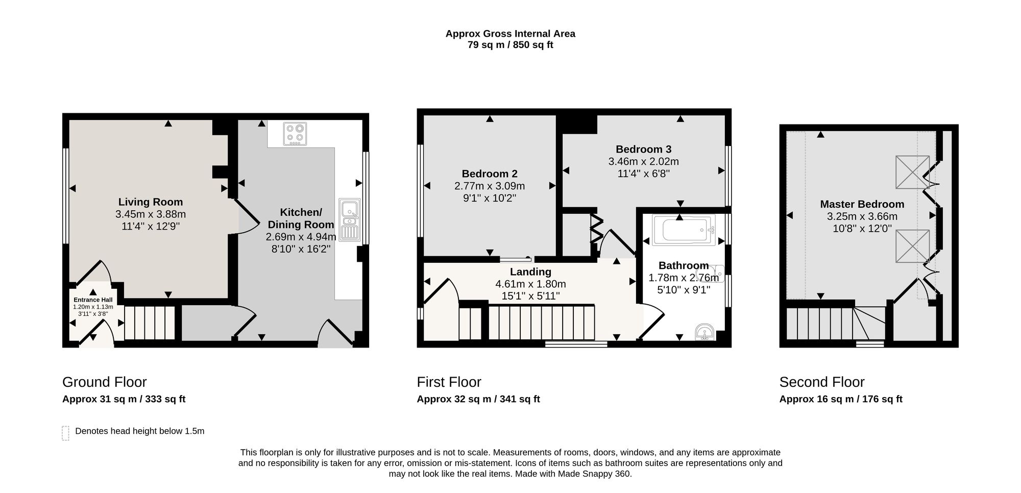 9 Battle Road, Huntingdon floorplan