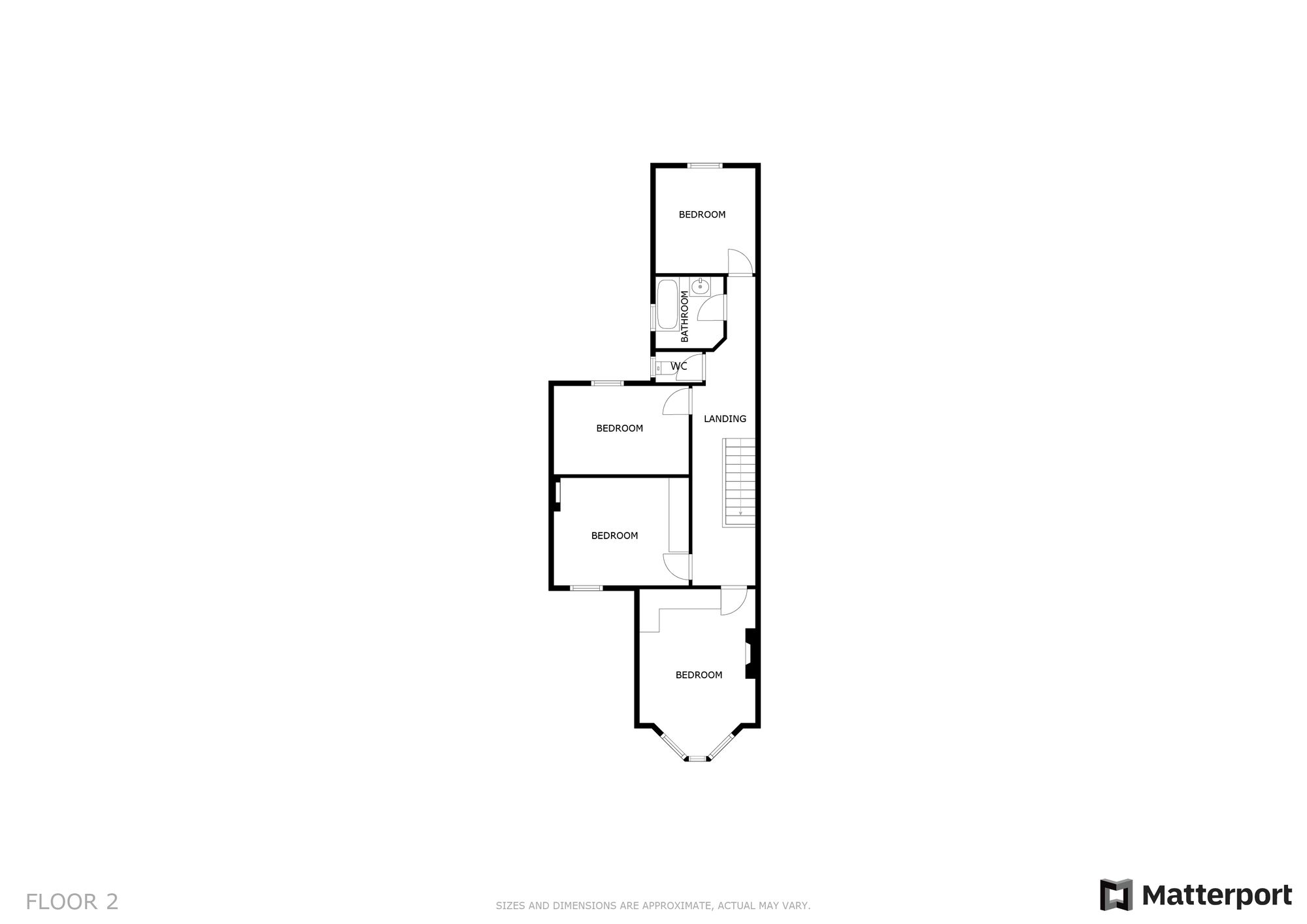 296 Evington Road, Leicester floorplan
