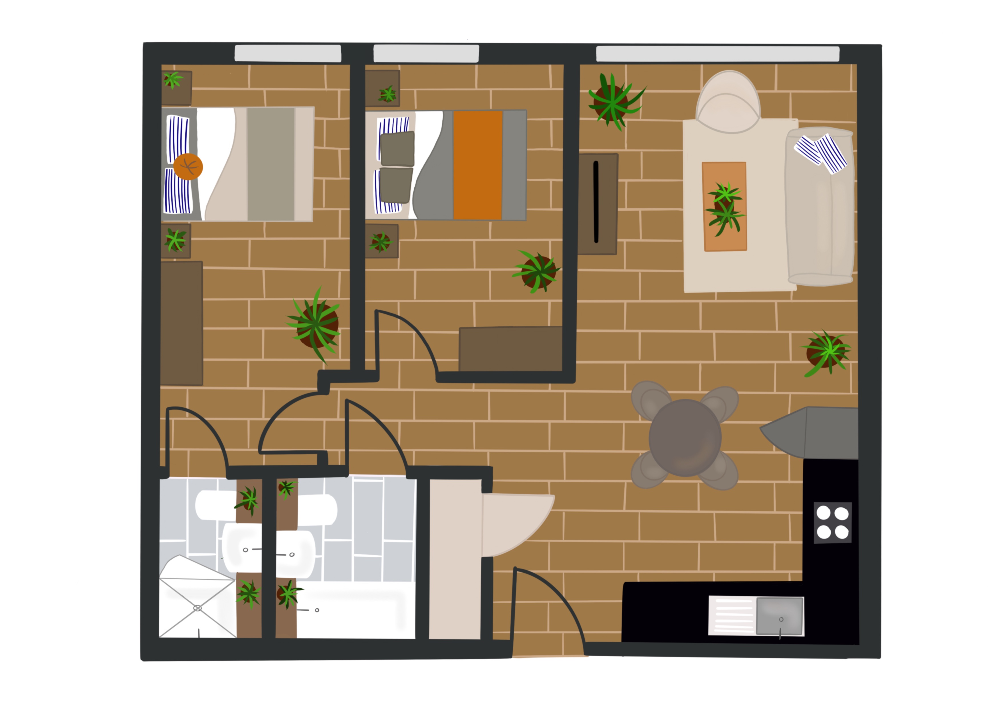 176, Enclave: Birmingham City, 161 Hurst Street, Birmingham floorplan