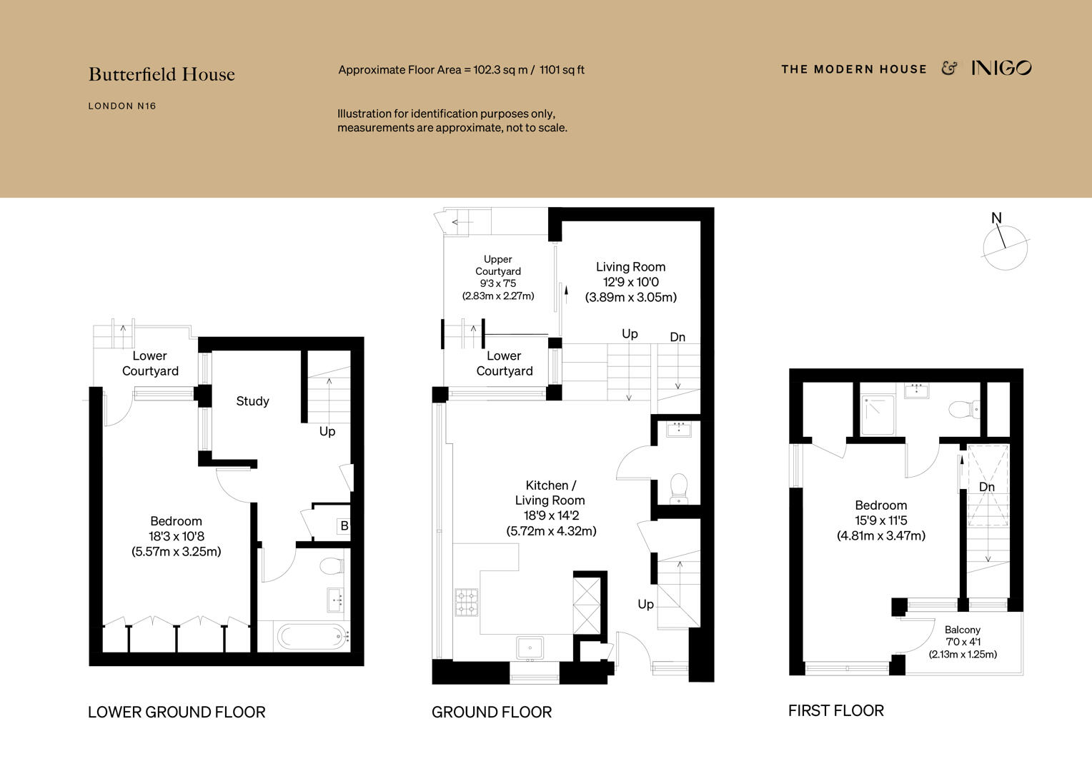 Butterfield House, Milton Grove, London floorplan