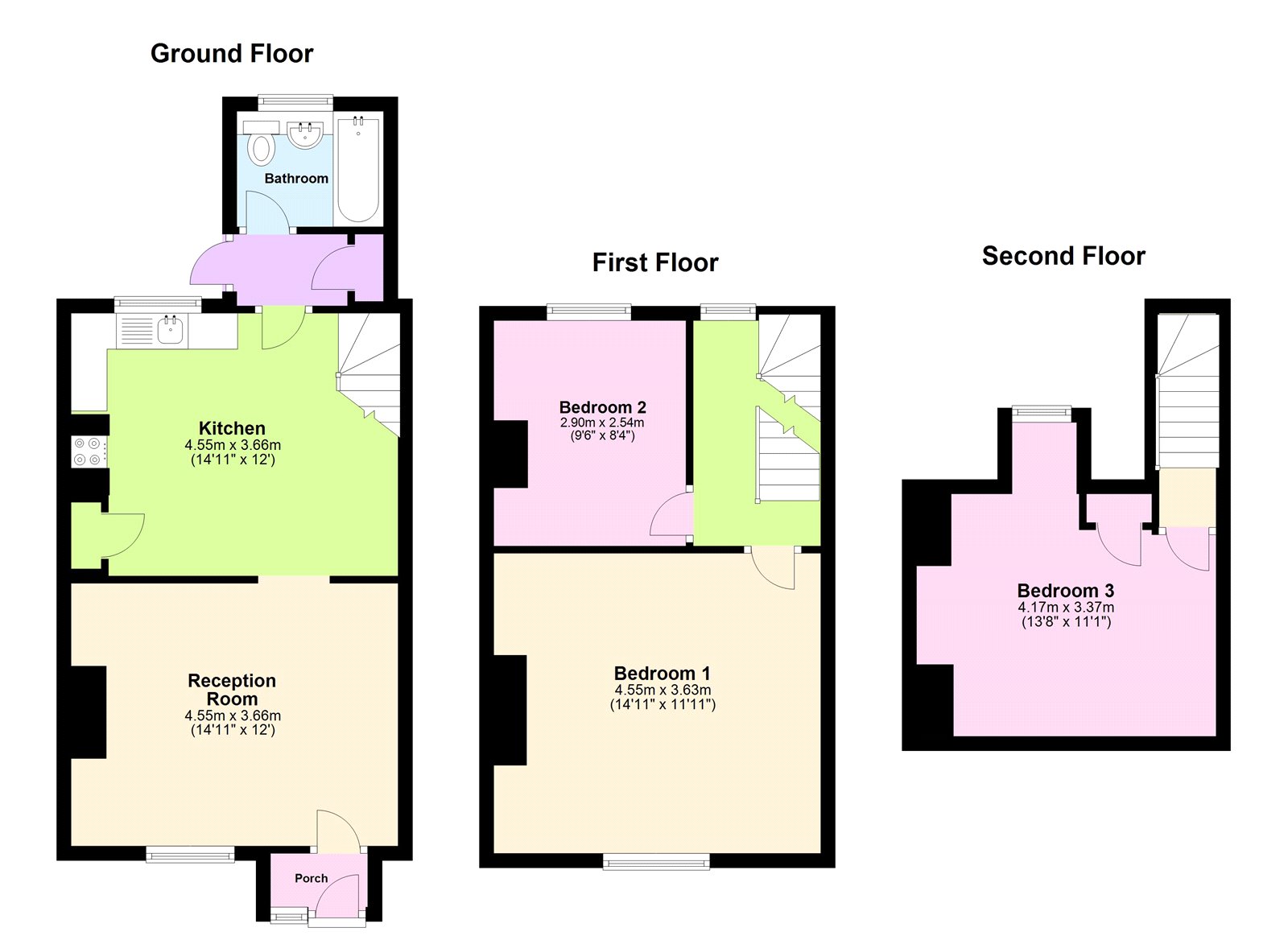 3, Pine Cottages, Trottiscliffe floorplan