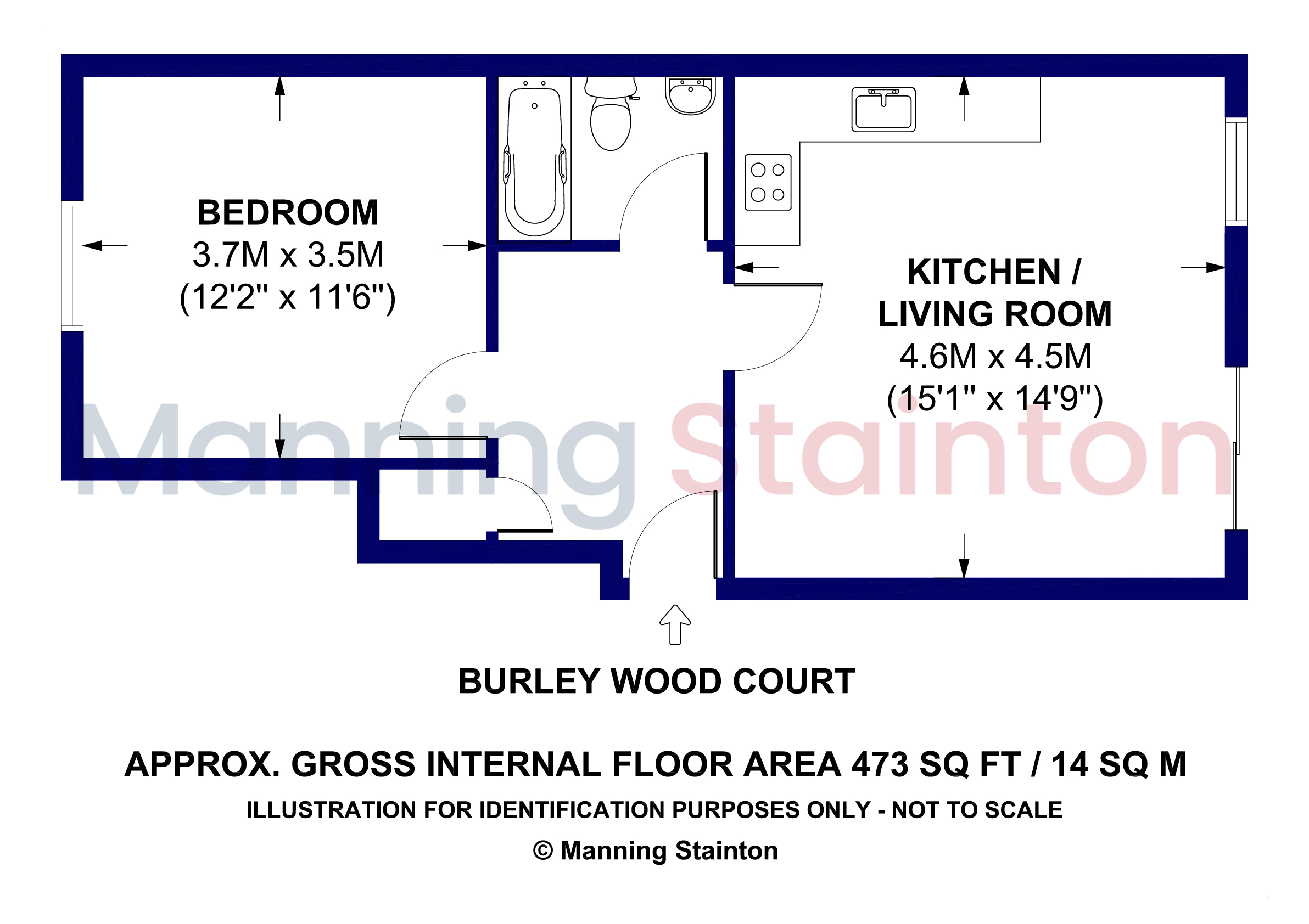 1, Burley Wood Court, Burley floorplan
