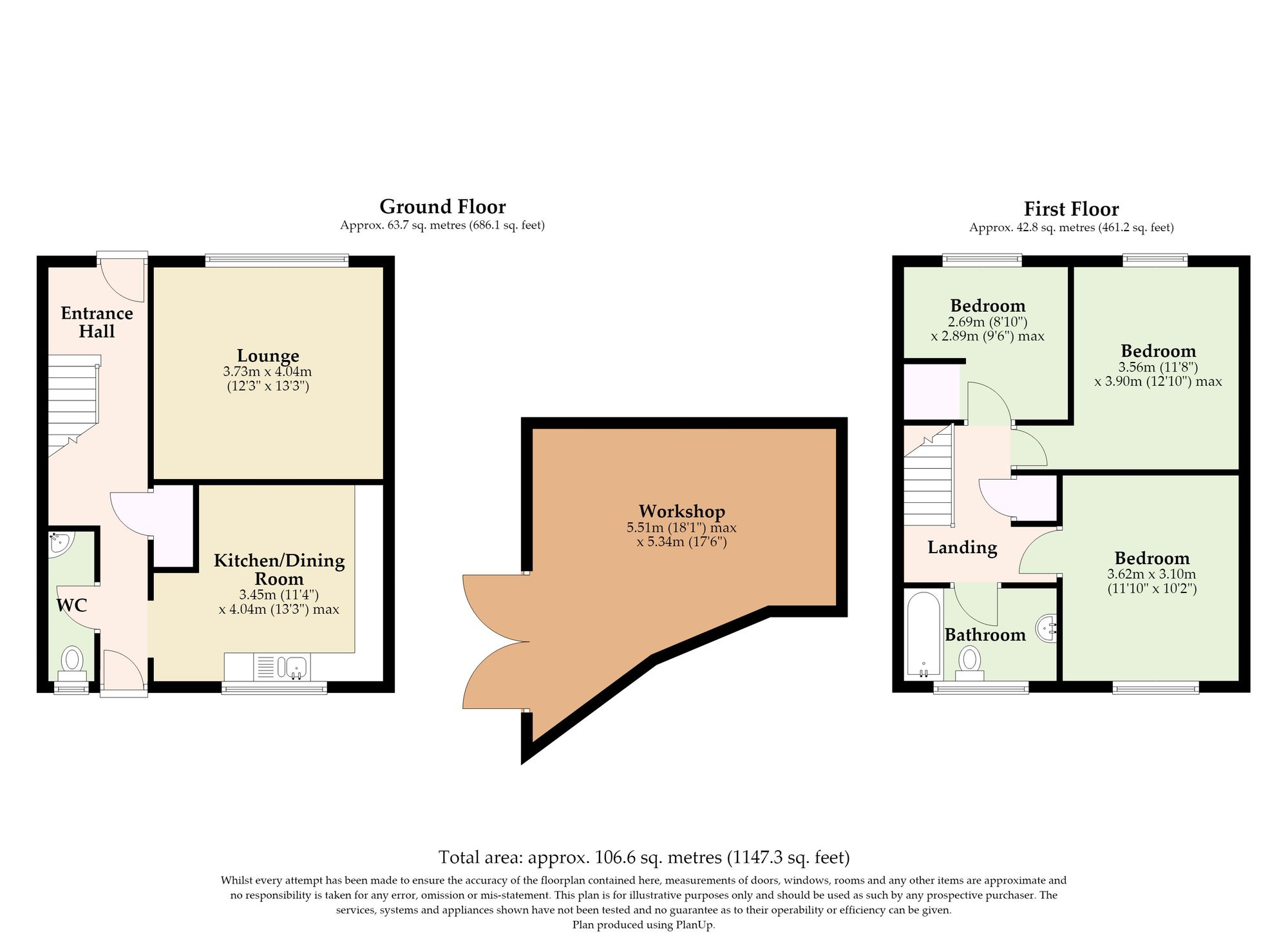 104 Desmond Drive, Norwich floorplan