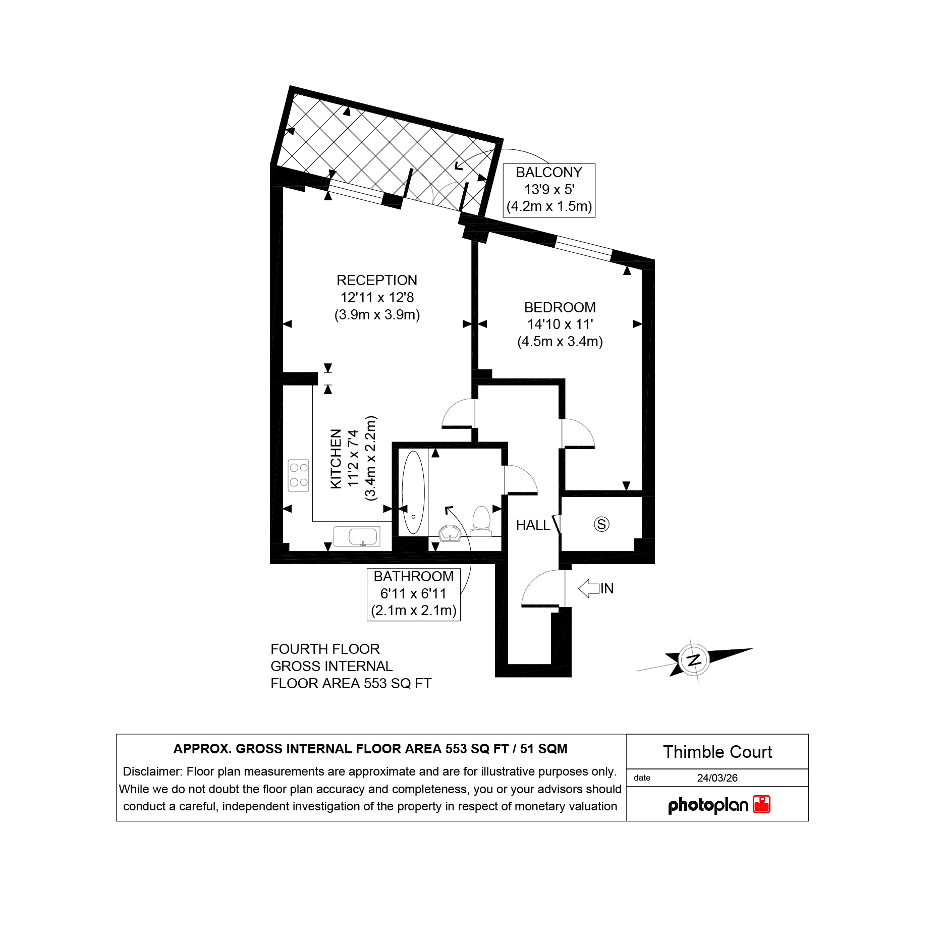 141 Bow Common Lane, London floorplan
