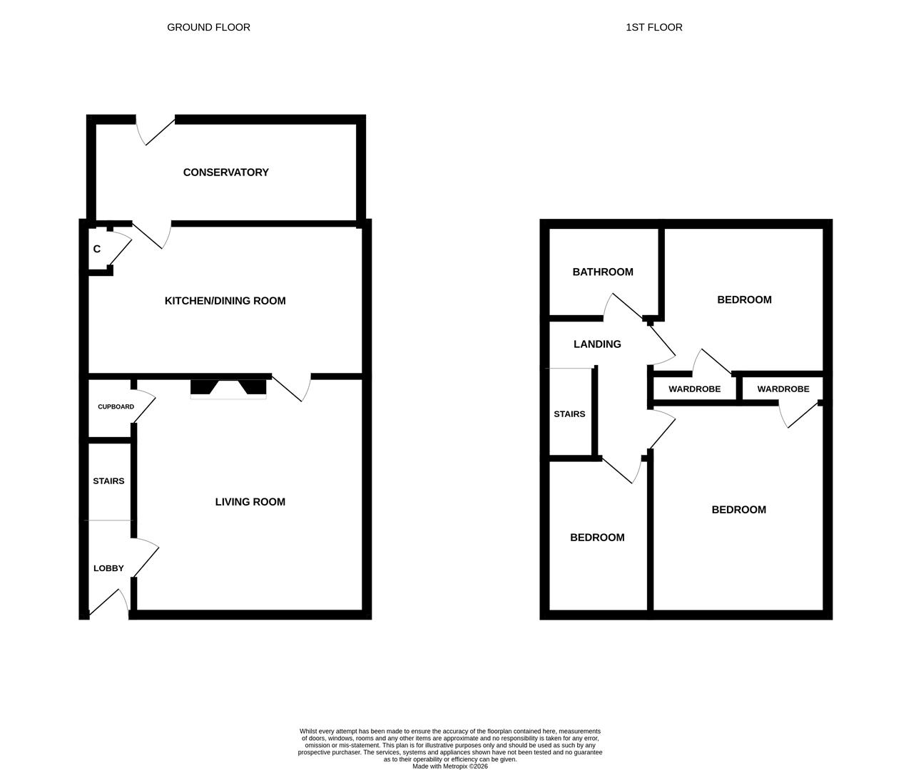 21, Ridsdale Close, Whitley Bay floorplan