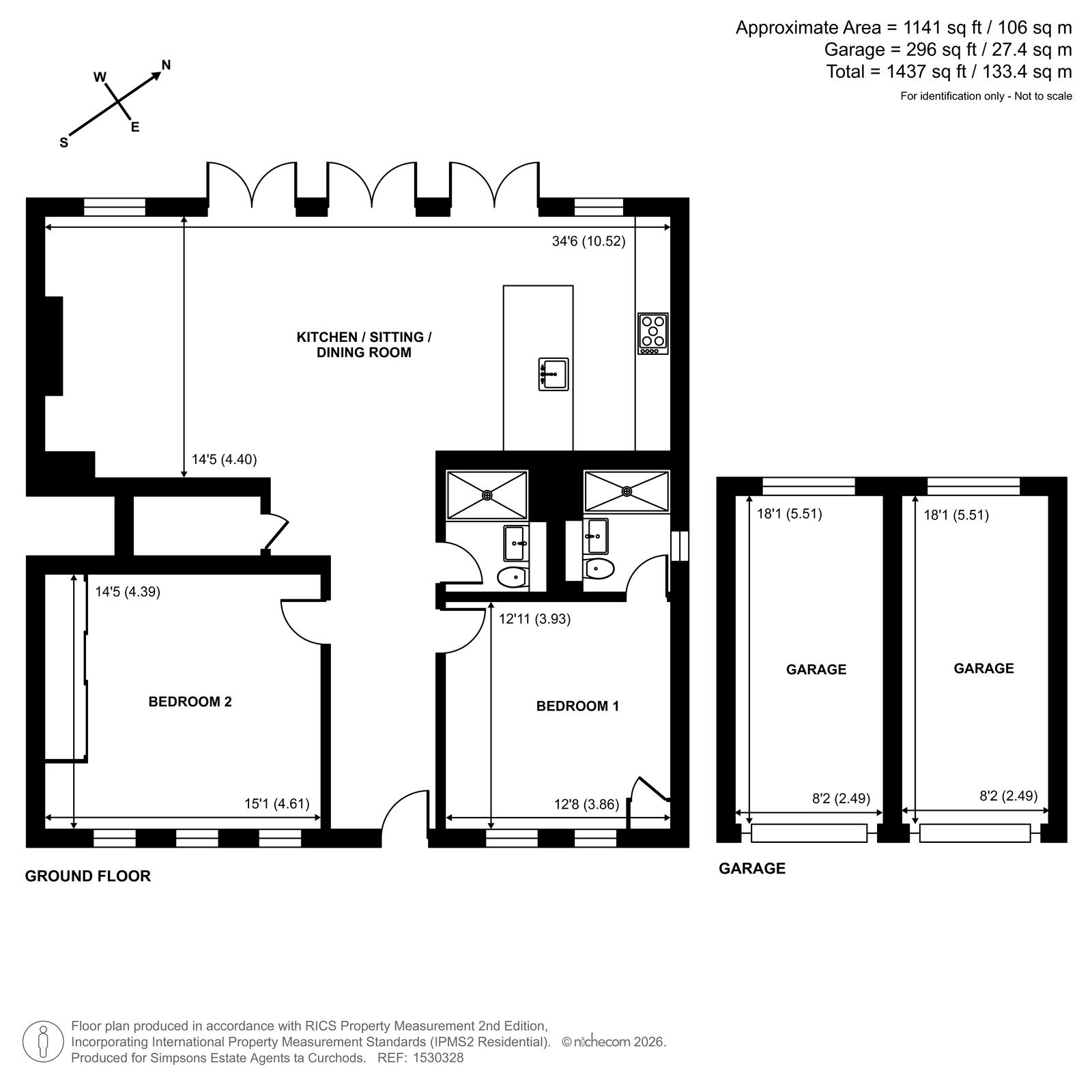 19, Burleigh Park, Cobham floorplan