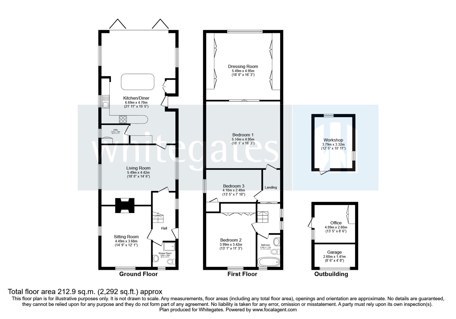Oakhurst,, Church Minshull, Cheshire floorplan