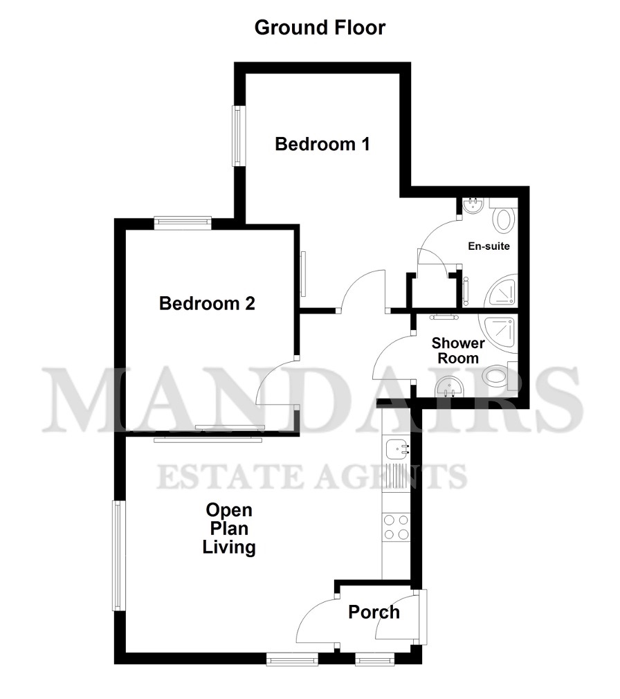 1 Kirtling House, Bretton Green, Peterborough floorplan