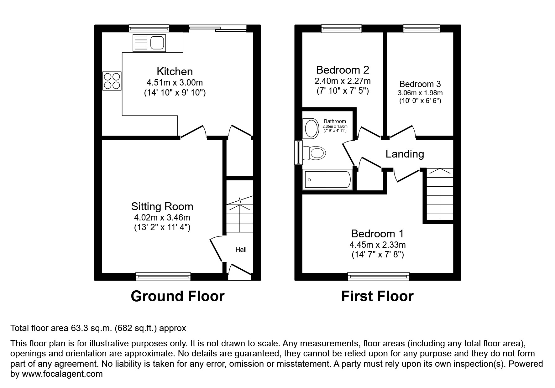59, Porlock Lane, Milton Keynes floorplan