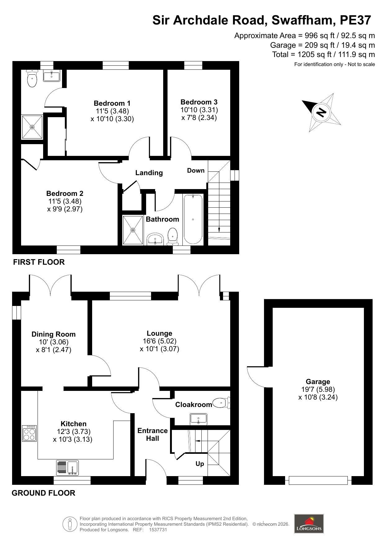 Sir Archdale Road, Swaffham floorplan