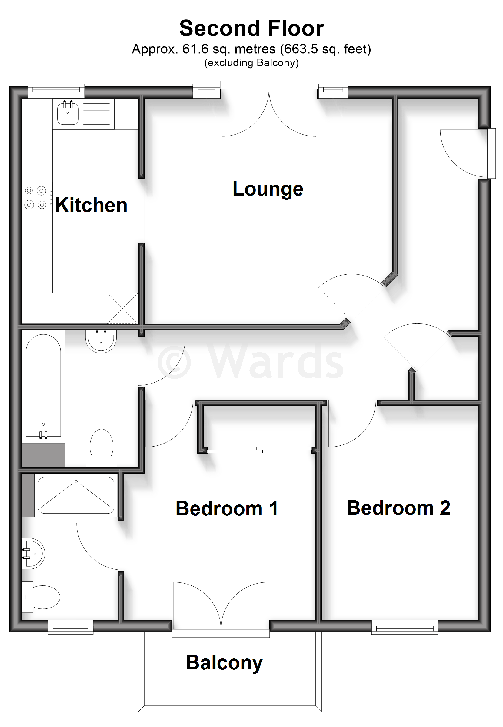 Trinity Court, Baker Crescent, Dartford floorplan
