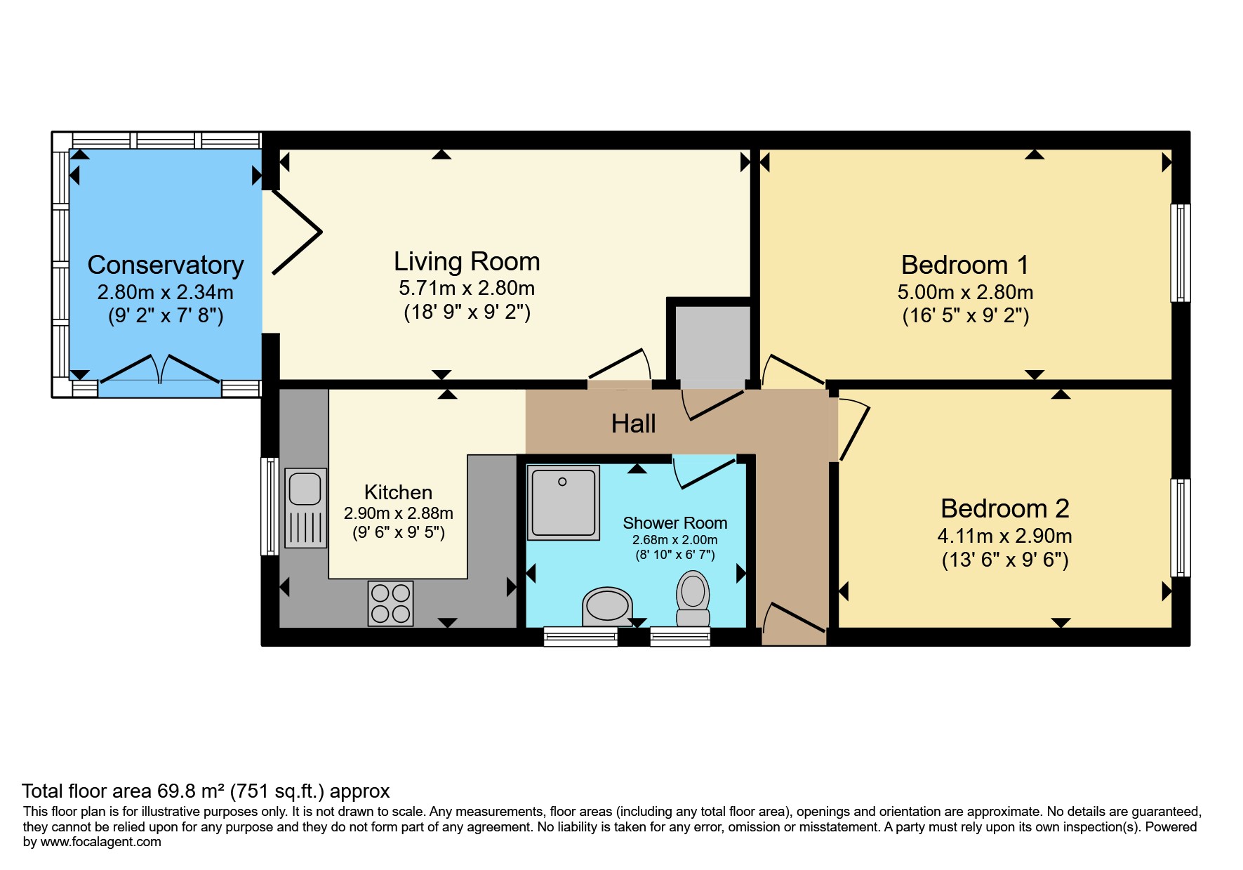 82, Clover Drive, Birmingham floorplan