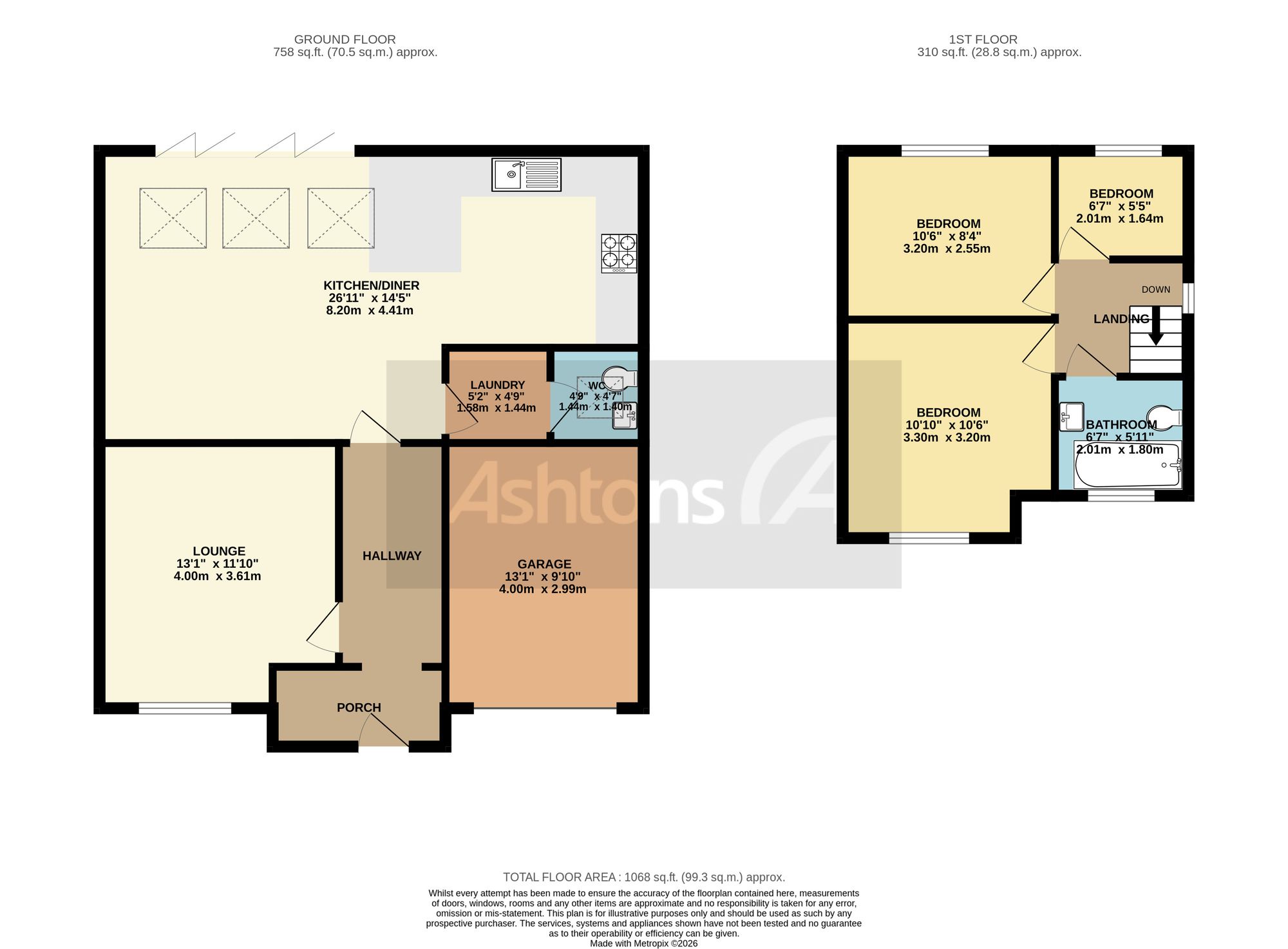 13 Dam Lane, Warrington floorplan