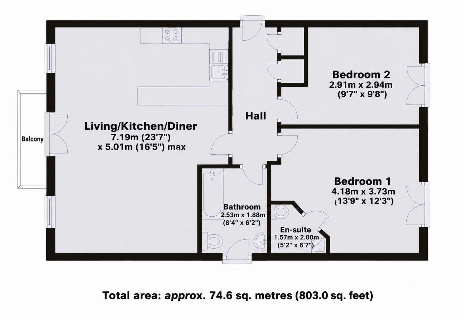 Apartment 5, Dukes Wharf,, Wharf Road, Nottinghamshire floorplan