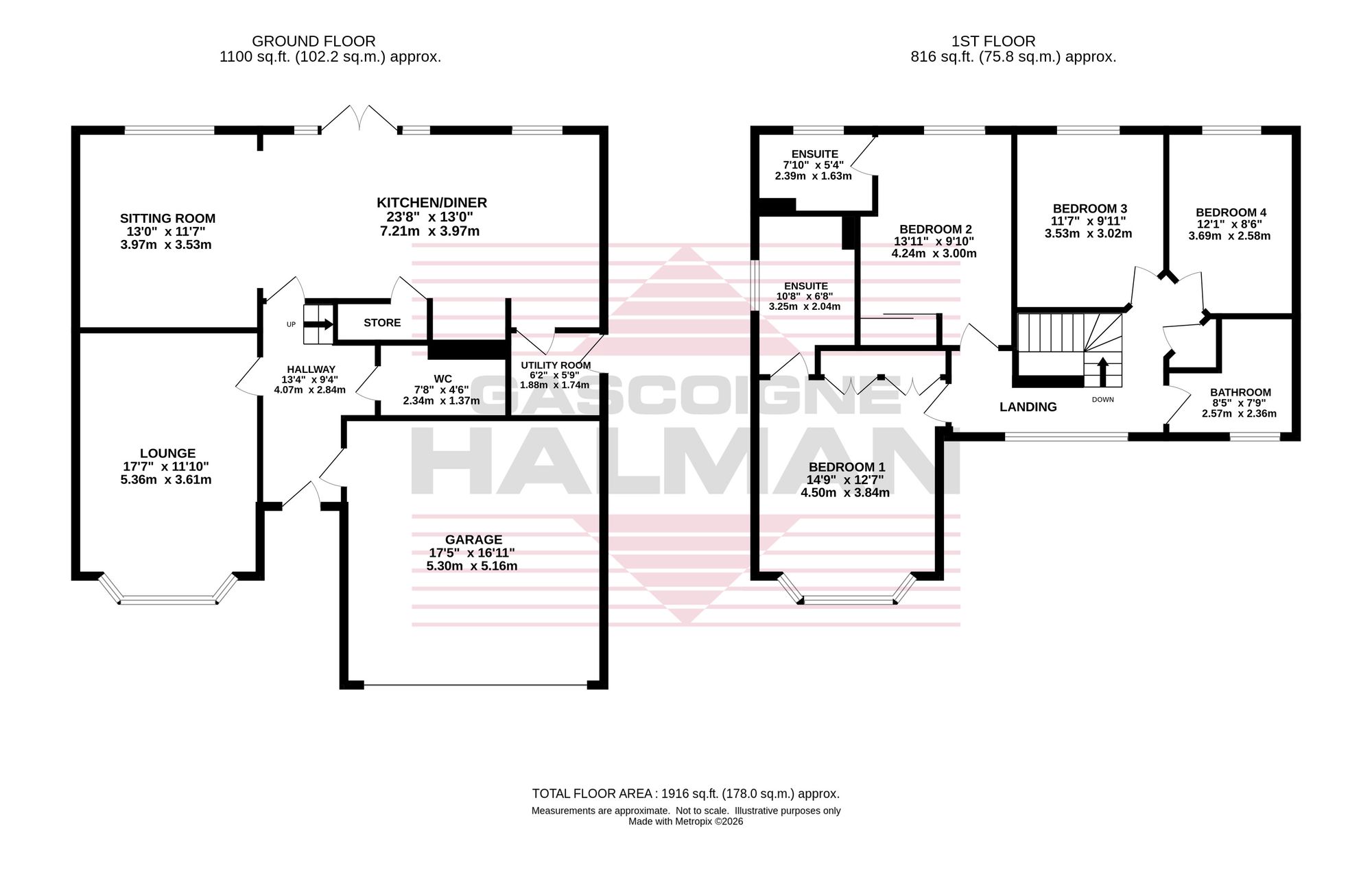 9 Beamont Crescent, Stockport floorplan