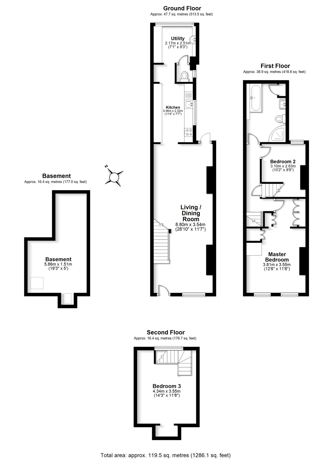 3 Bedrooms End terrace house for sale in Church Road, Watford, Hertfordshire WD17