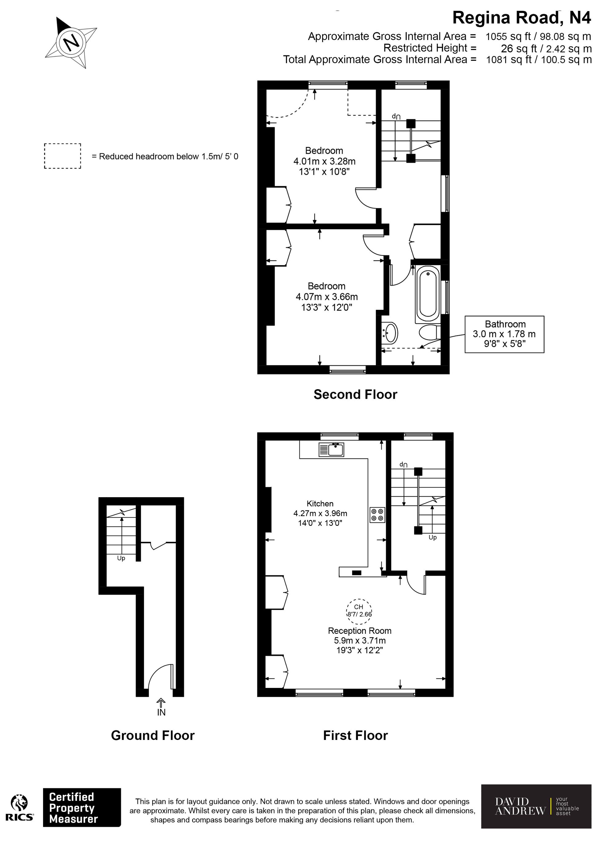 74 Regina Road, London floorplan